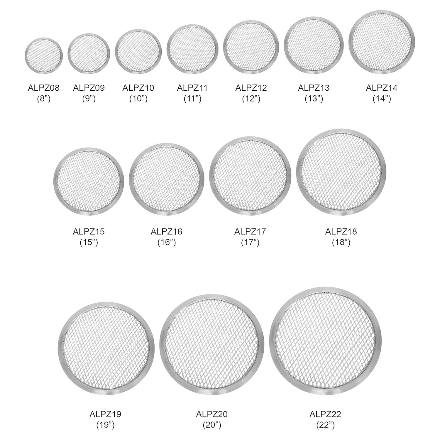 Excellante 9" Seamless Rim Pizza Screen, Comes In Each