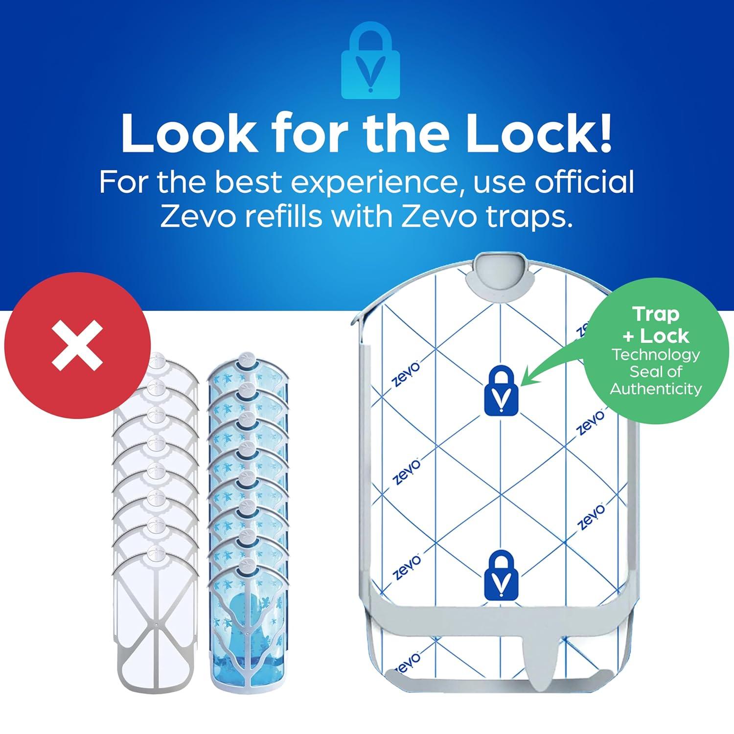 Zevo Flying Insect Trap, Fly Trap Captures Houseflies, Fruit Flies, and Gnats 1 Plug-in Base + 1 Cartridge