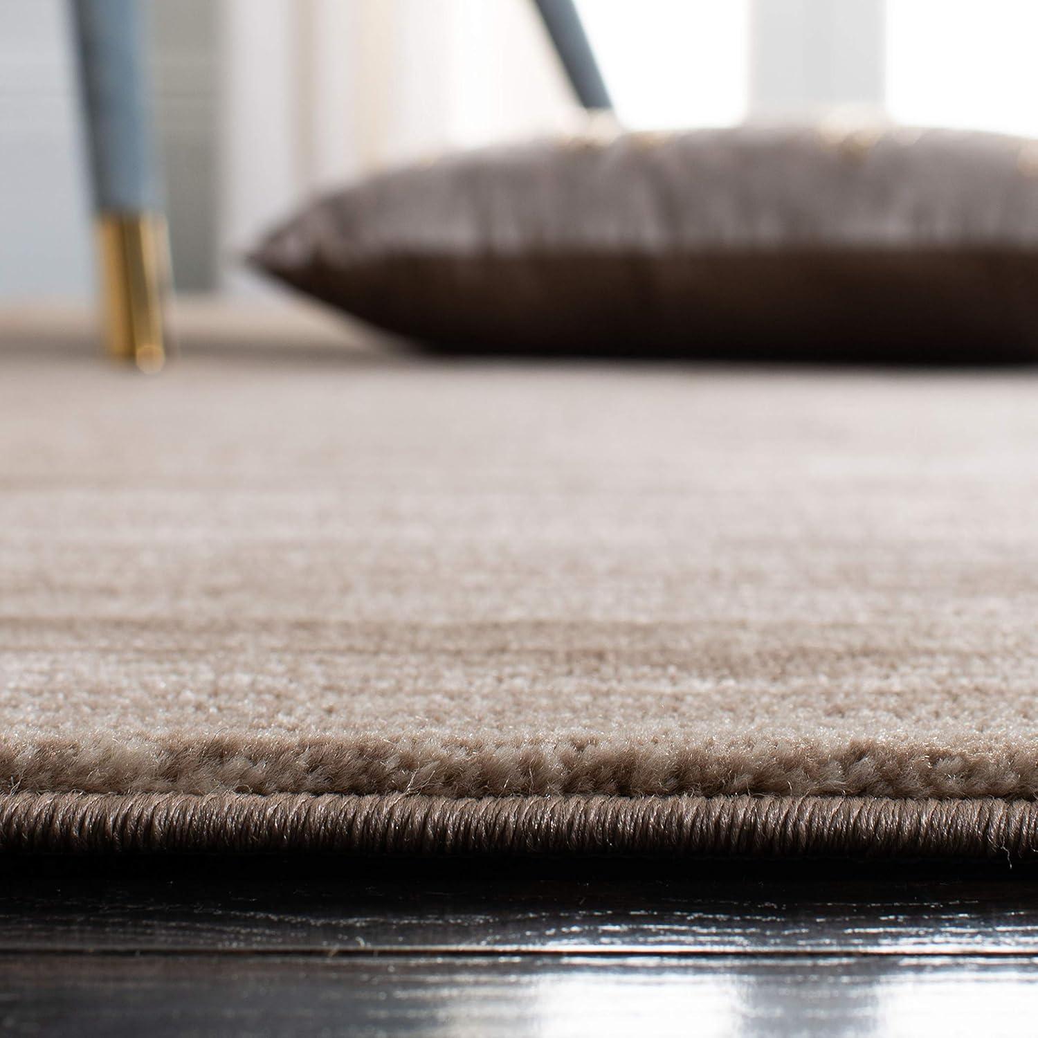 Vision VSN606 Power Loomed Area Rug - Light Brown - 6'7"x6'7" - Safavieh.