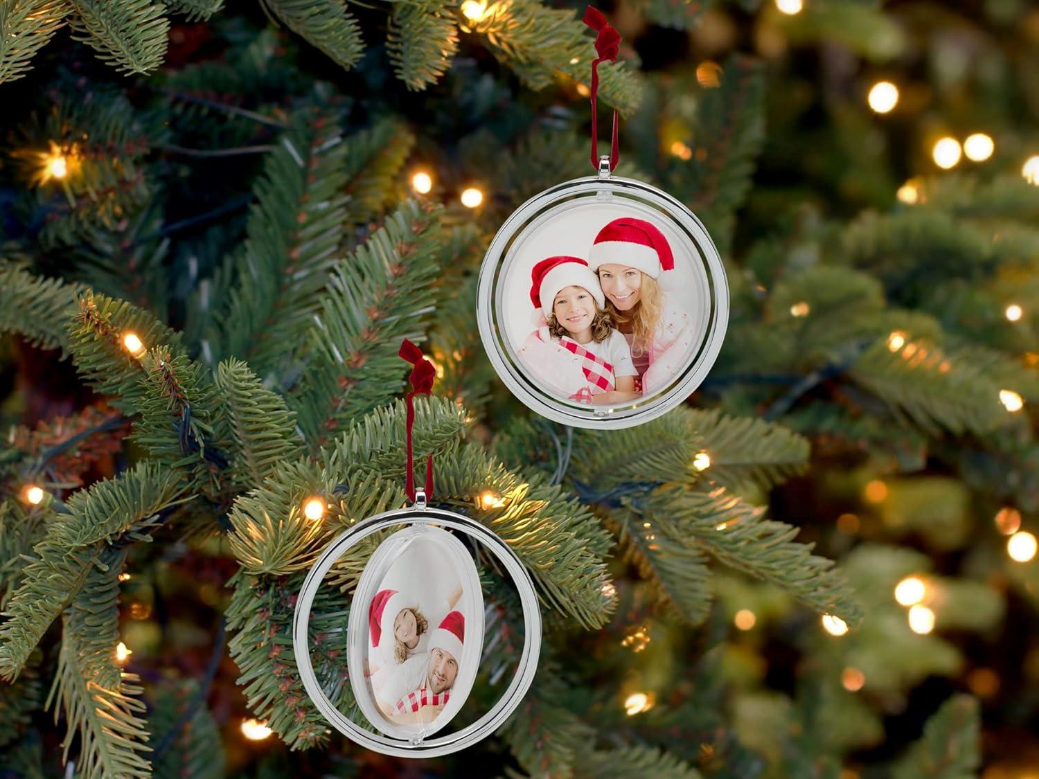 Spinning Photo Ornament - Pack of 4