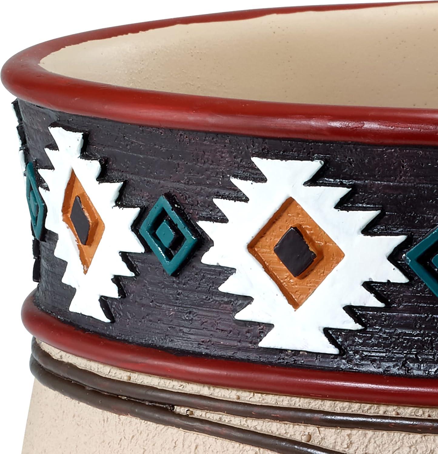 Avanti Linens Navajo Dance Wastebasket