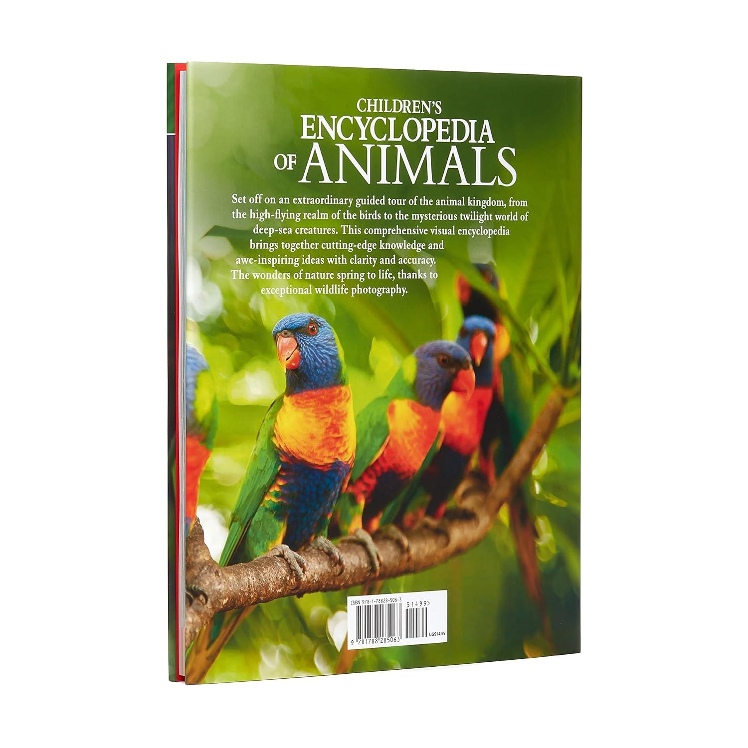 Children's Encyclopedia of Animals - (Arcturus Children's Reference Library) by  Michael Leach & Meriel Lland (Hardcover)