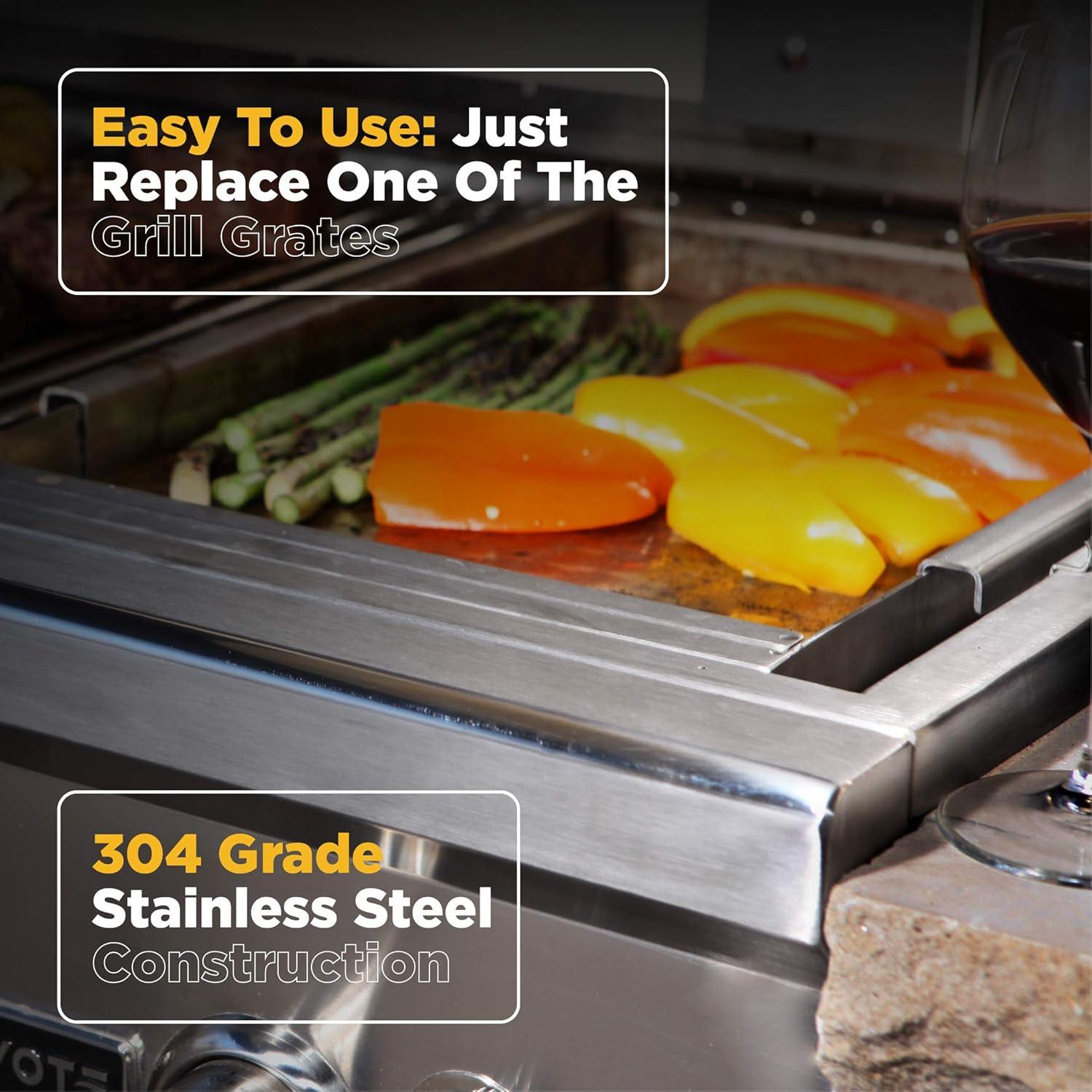 Coyote Stainless Steel Drop In Griddle, Coyote Grill Accessories - C1GRDL