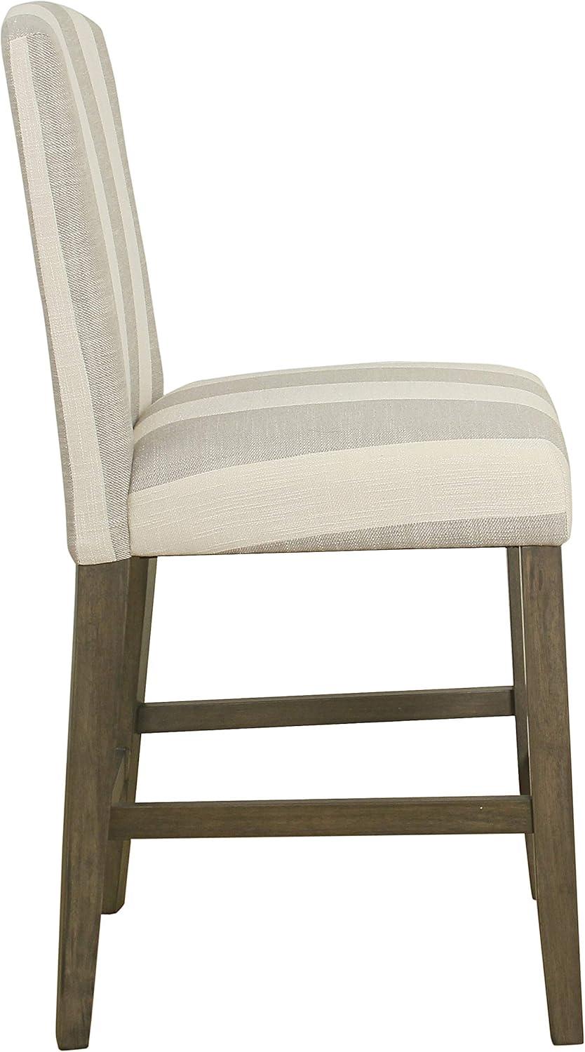 24" Curved Top Counter Height Barstool - HomePop