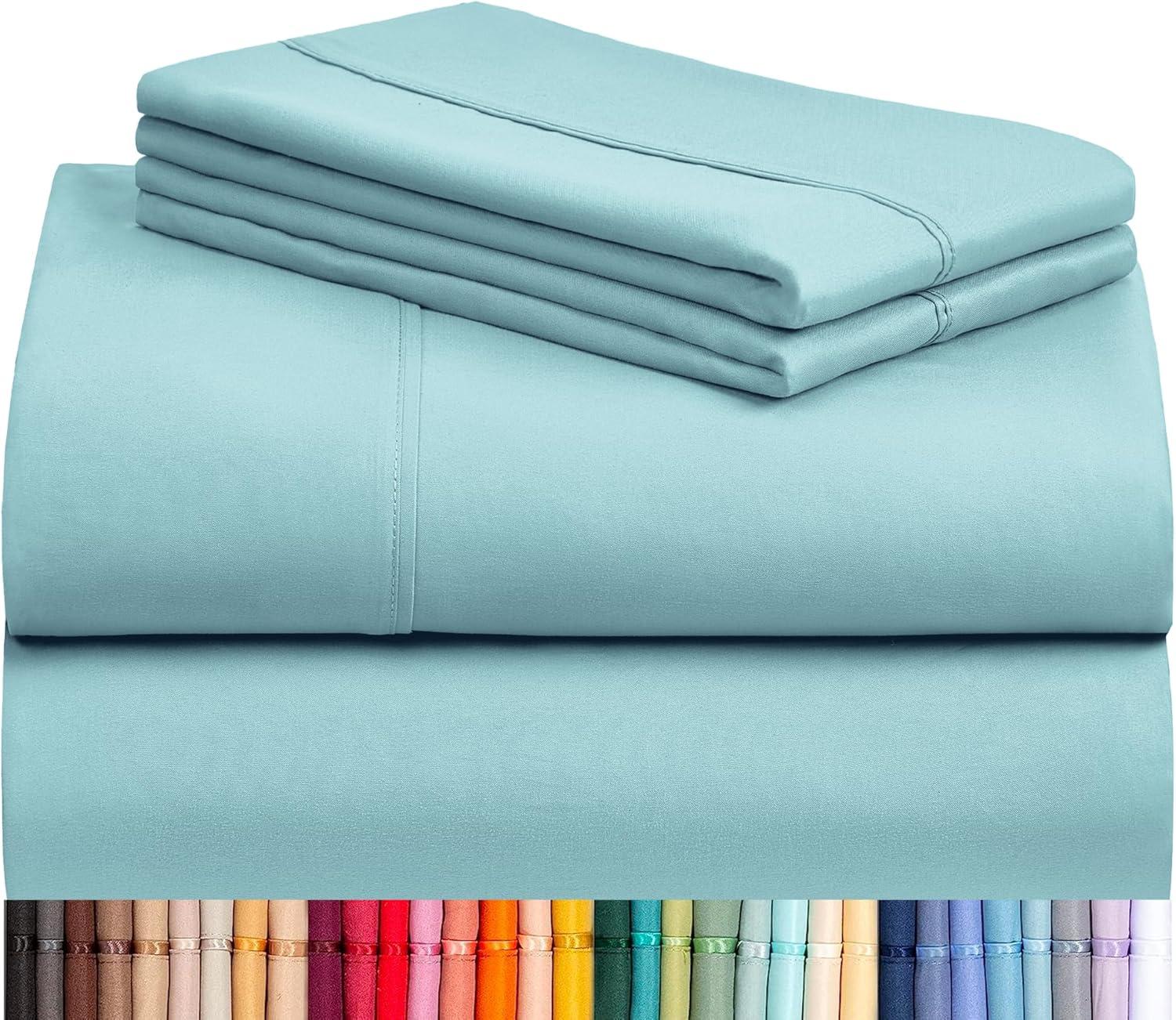 Rayon From Bamboo Solid Performance Sheet Set - Luxclub