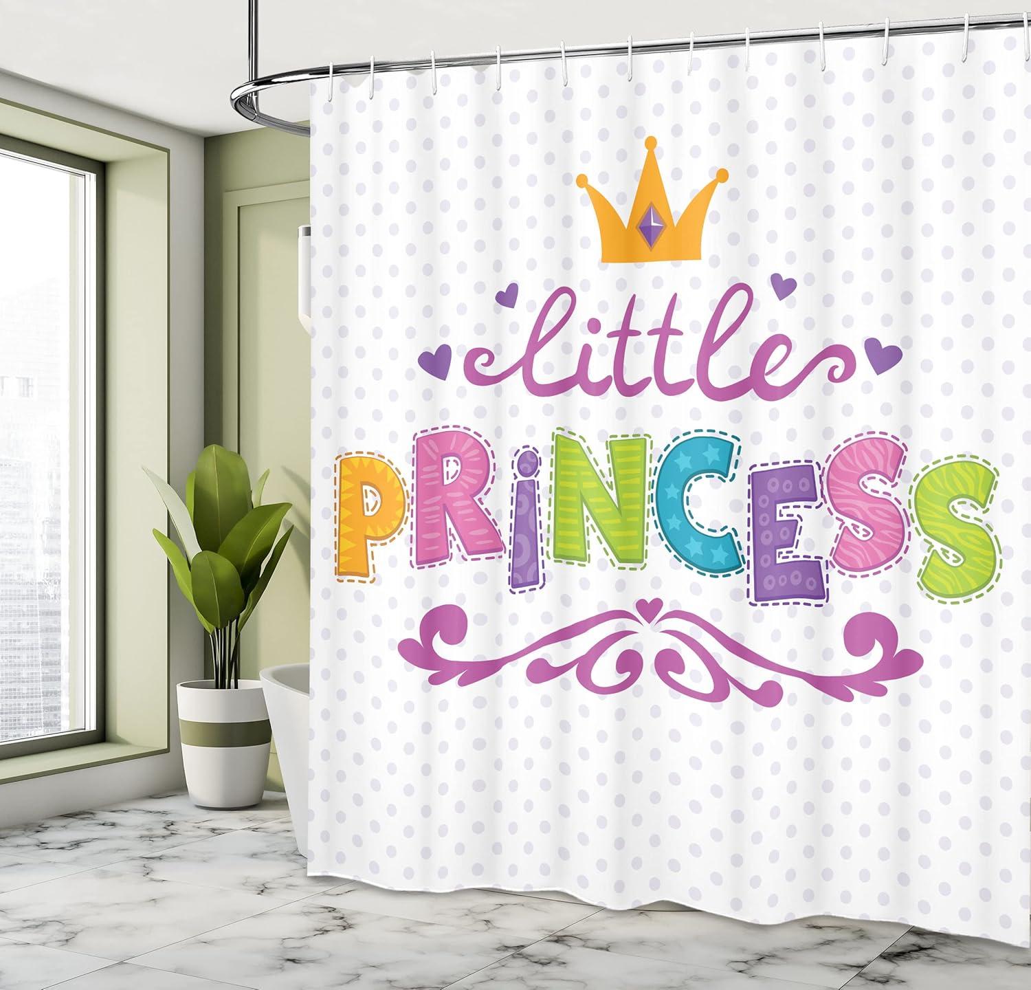 Ambesonne Shower Curtain with Hooks Included