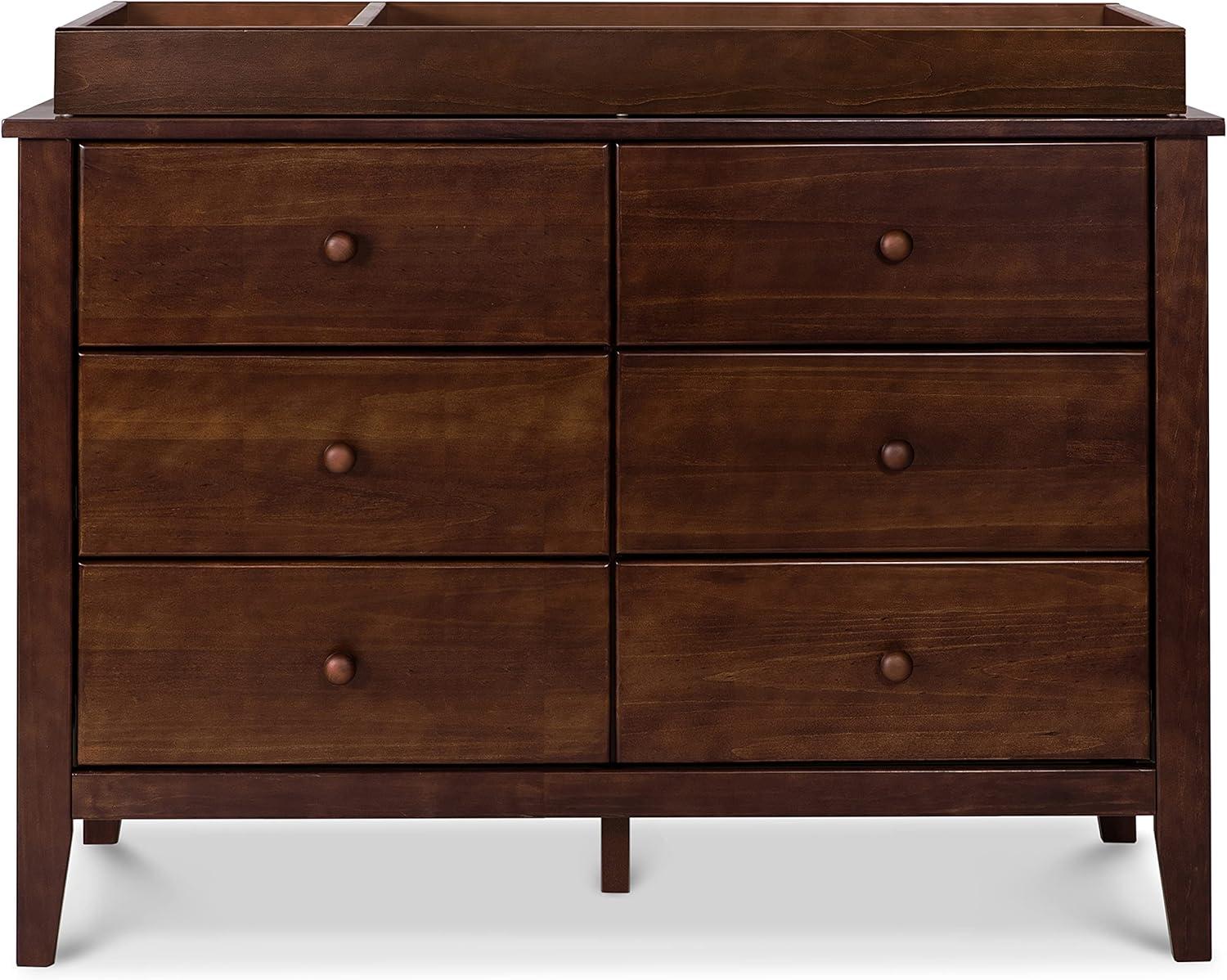 Morgan 6 Drawer 19" W Double Dresser