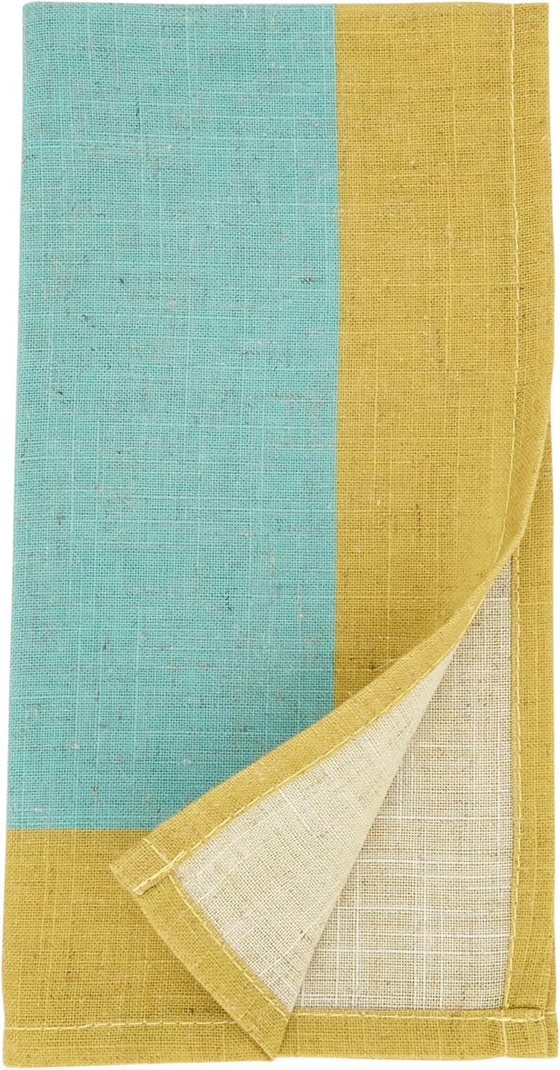 85% Polyester - 15% Linen No Pattern Rectangle Napkin