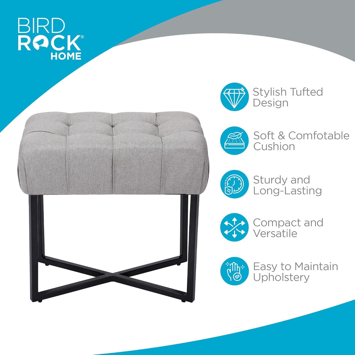 BirdRock Home Upholstered Ottoman