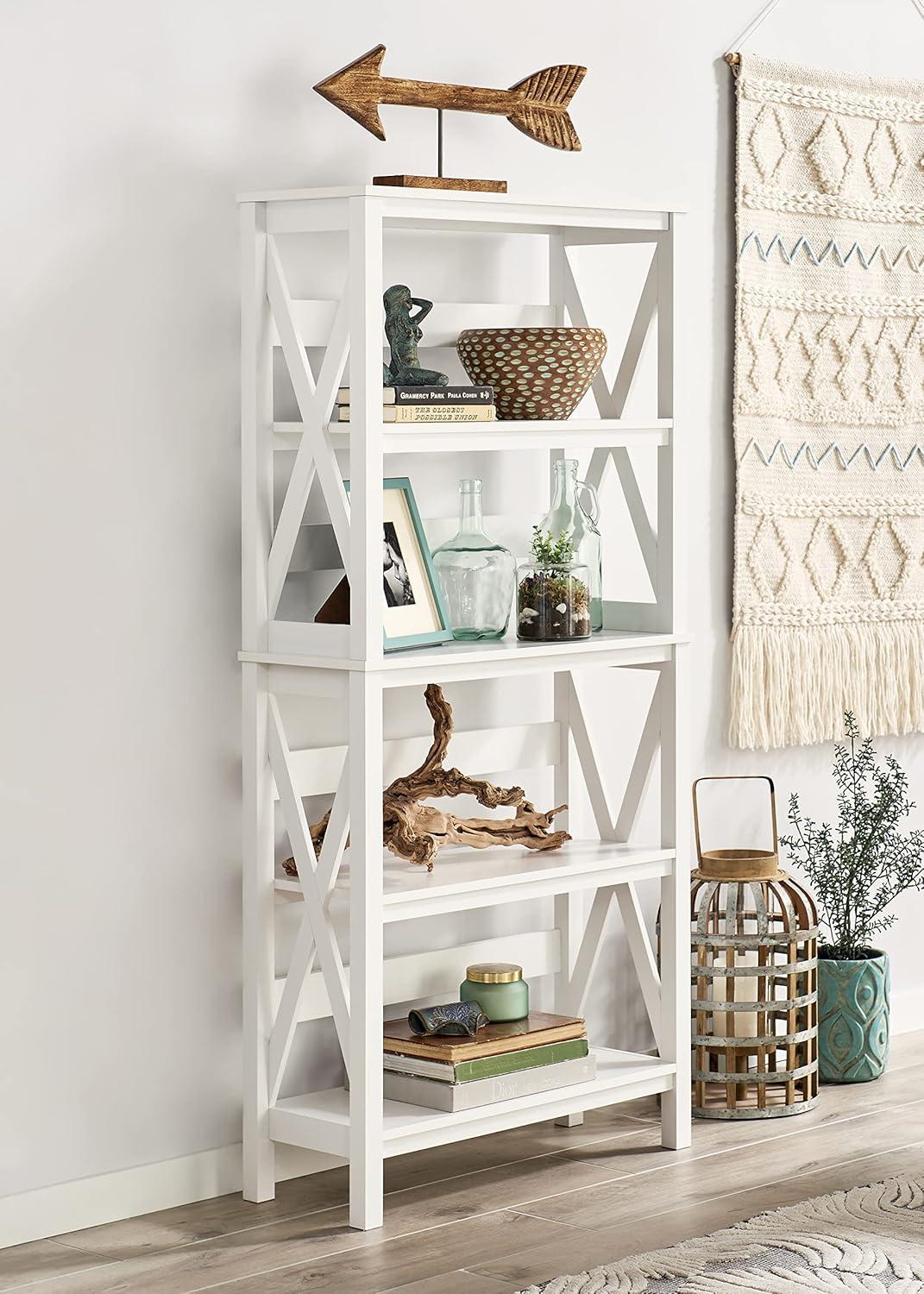 X-Frame Furniture 63.43" H x 30" W Etagere Bookcase