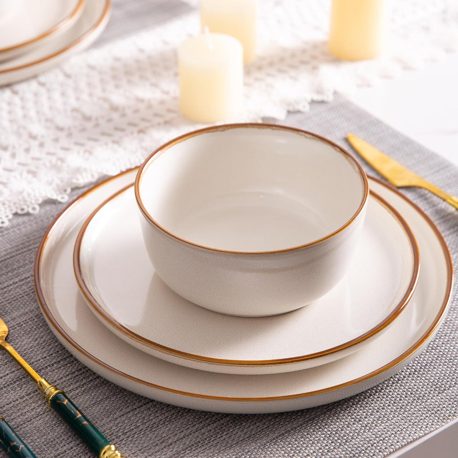 Rockaway 12 Piece Dinnerware Set