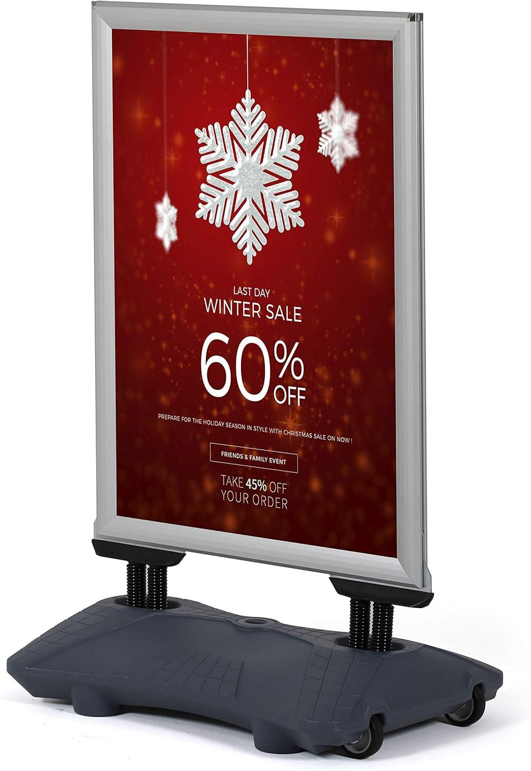 MT Displays Pavement Sidewalk Sign Holder
