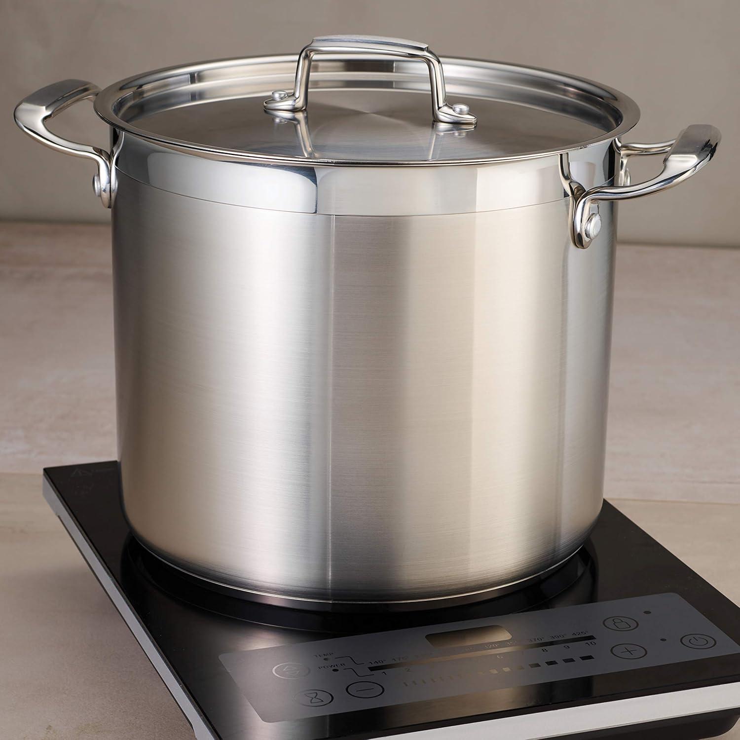 Tramontina Tramontina Gourmet Aluminum Stock Pot with Lid