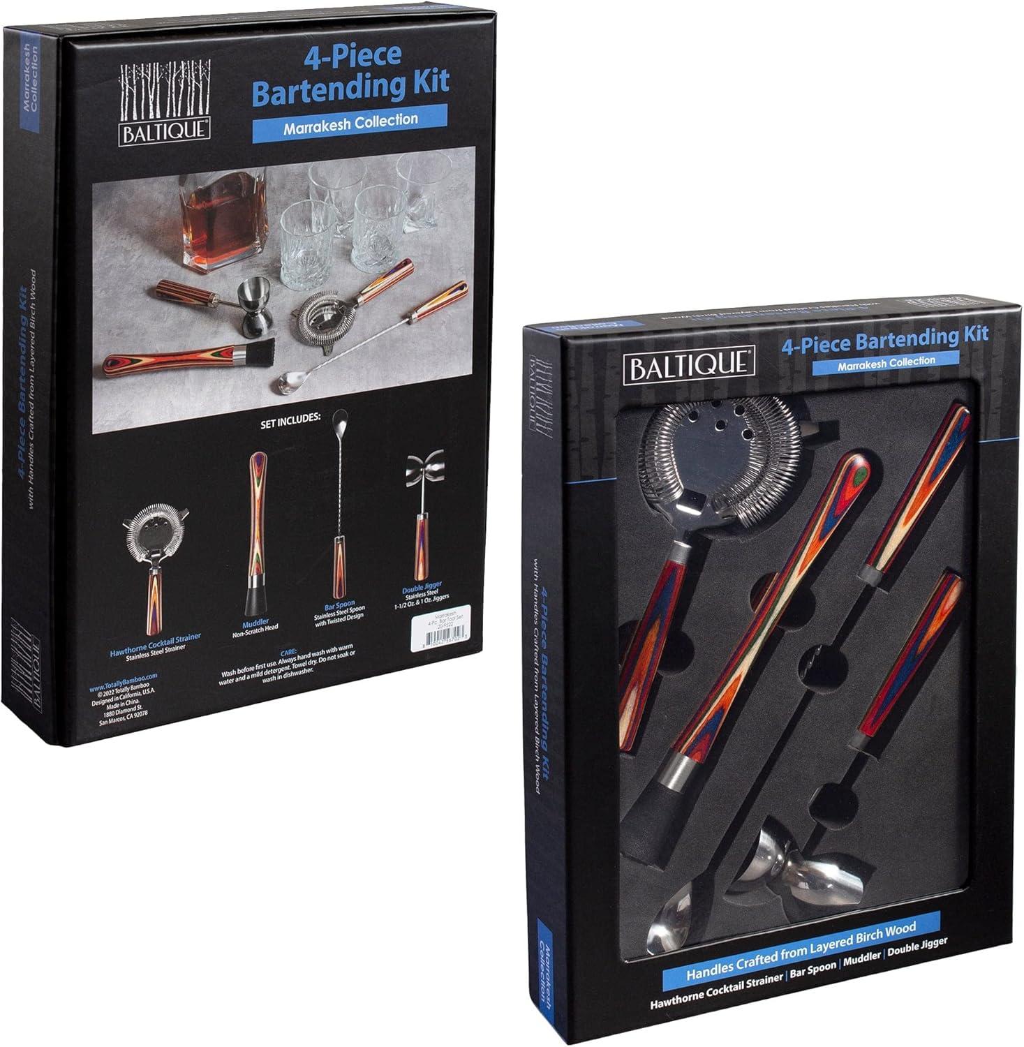 Baltique Marrakesh 4pc Bar Tool Set