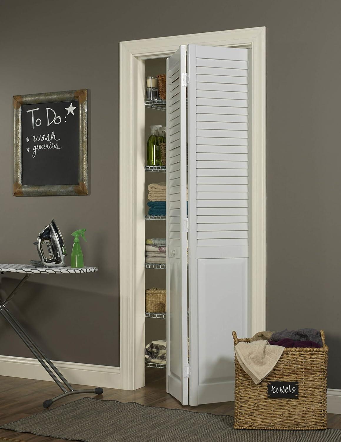 LTL Home Products Seabrooke Louvered PVC Bi-Fold Door