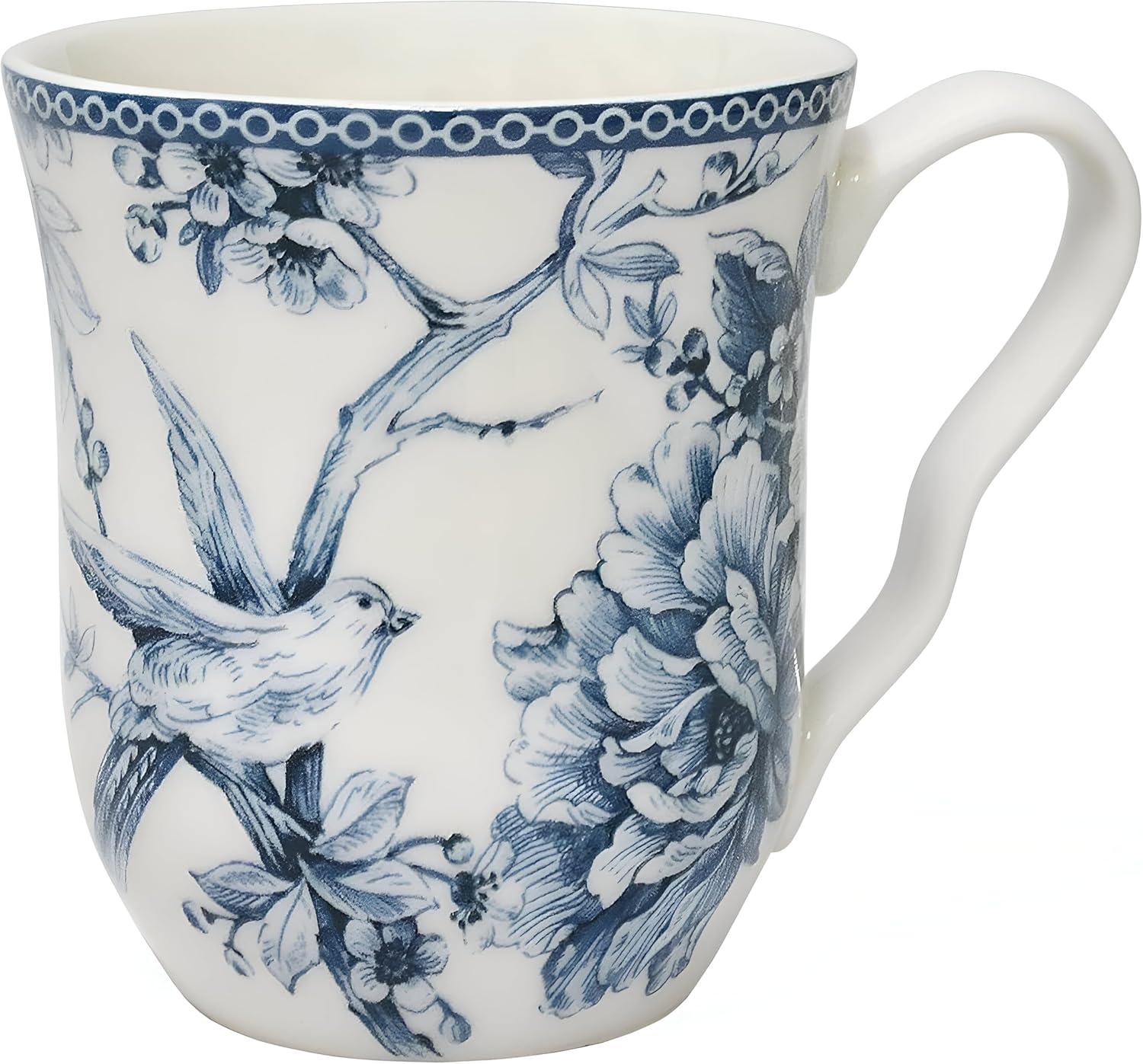 222 Fifth 222 Fifth Adelaide 16-Piece Porcelain Floral Dinnerware Set - Service For 4