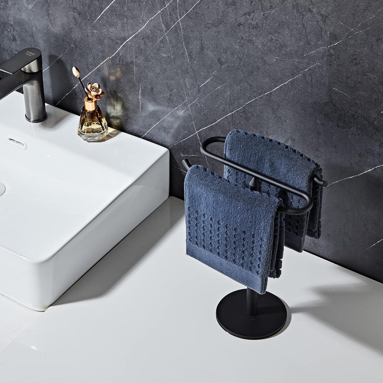 JASODI F0BMKV61HX Hand Towel Holder Stand, Free-Standing Towel Rack