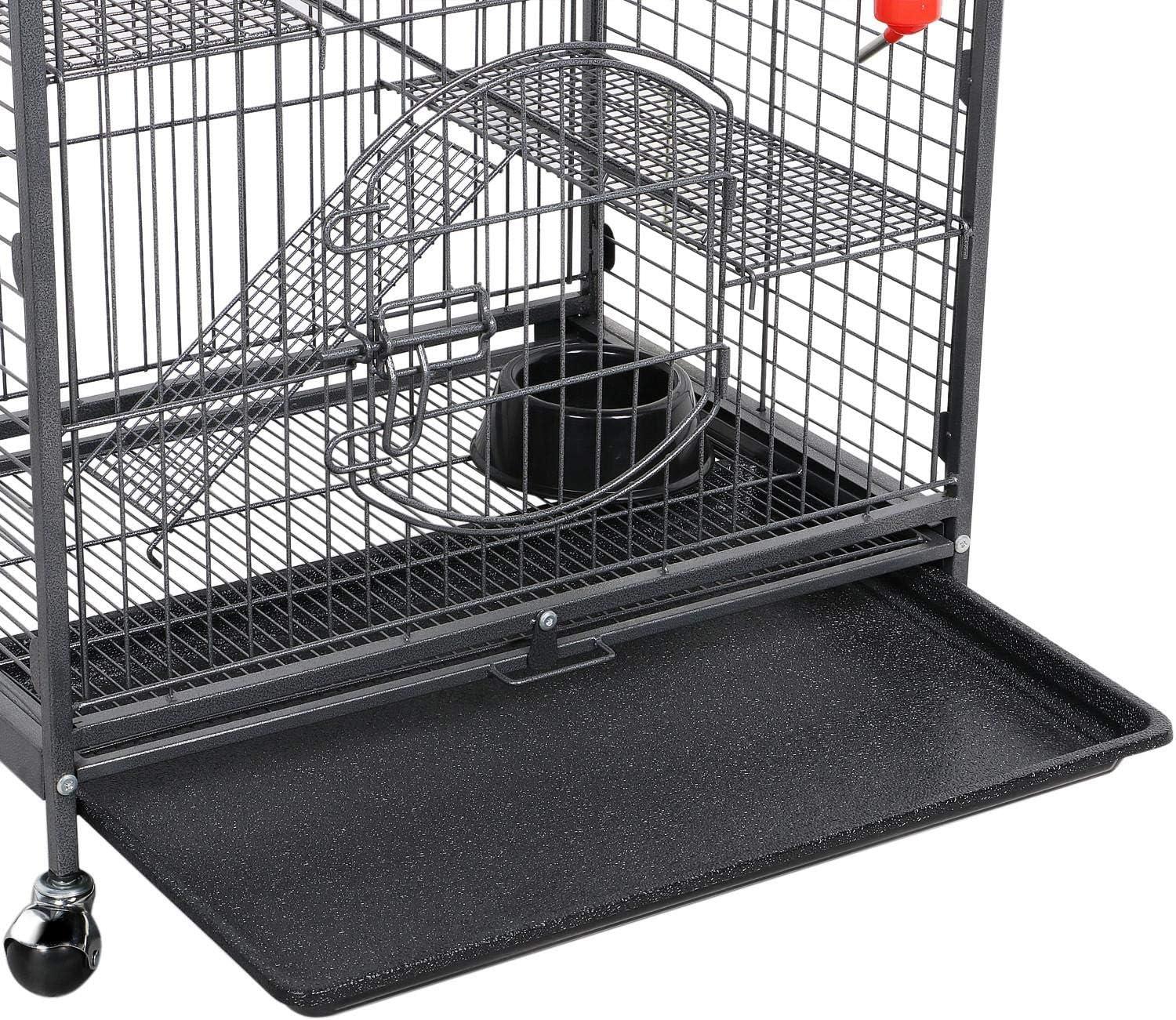 Durable Ferret Cage Rabbit Chinchilla Rat Cage Small Animal Play House 37"