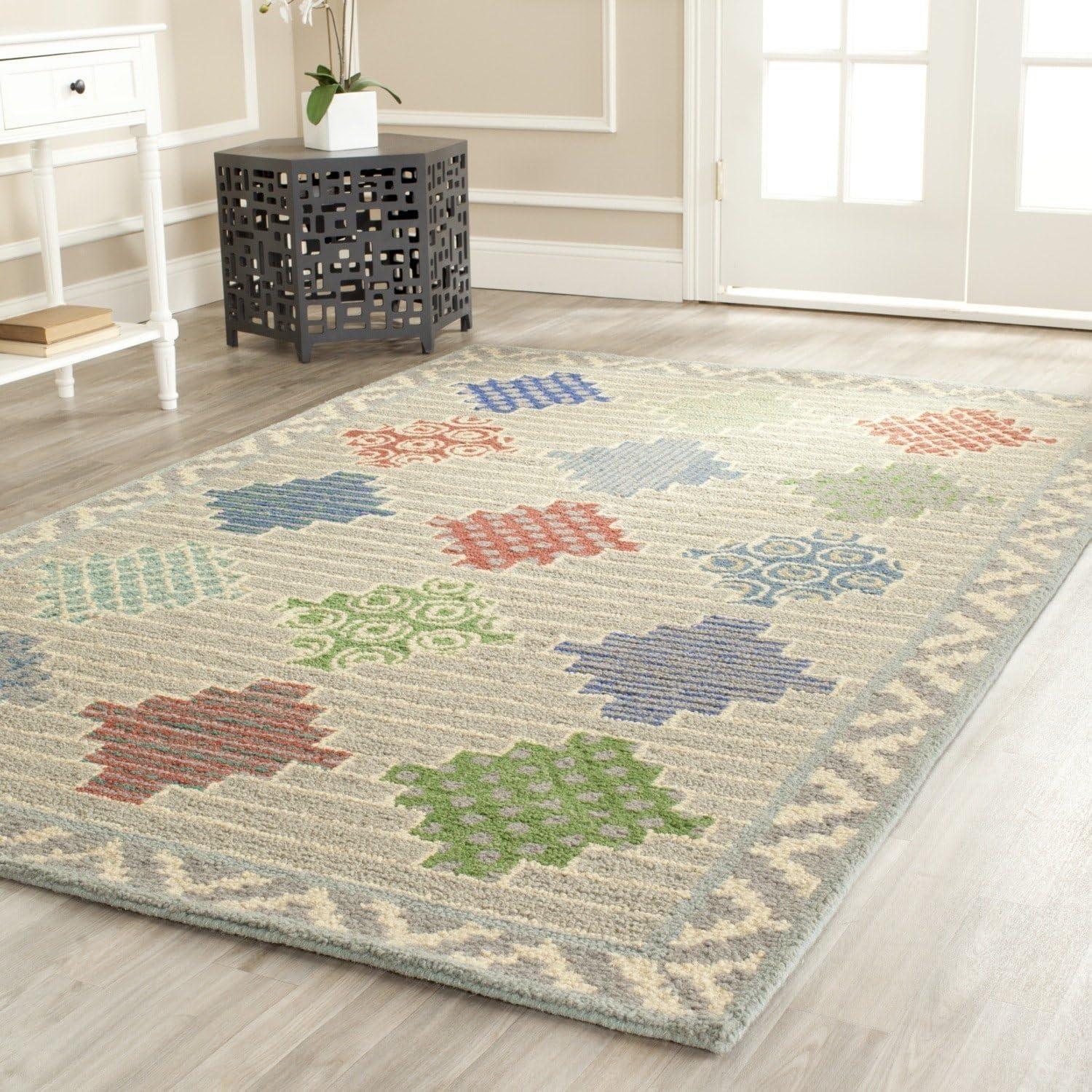 Oushak OSH124 Hand Knotted Area Rug  - Safavieh