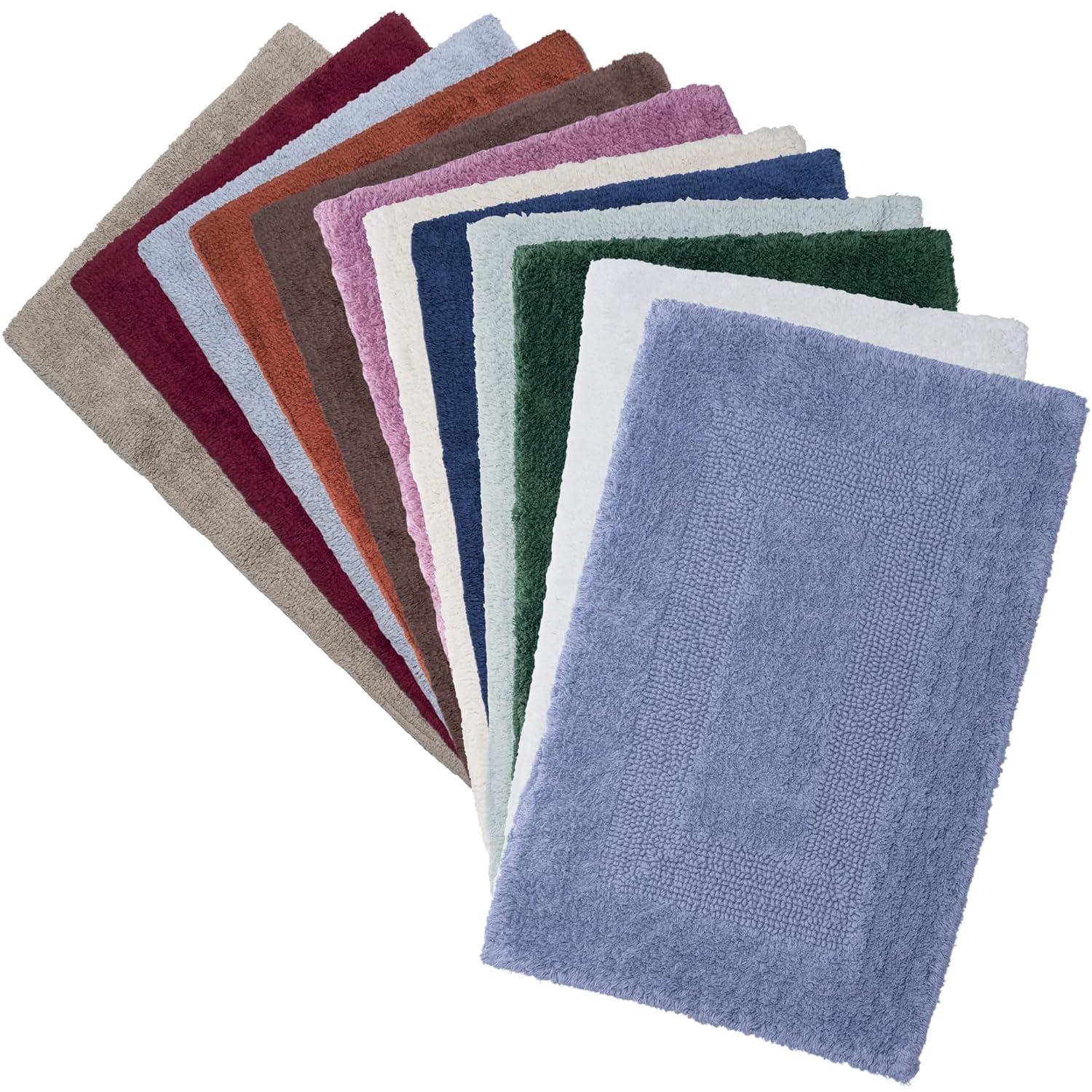 Lavish Home 2-Piece Bathroom Rug Set, Ivory