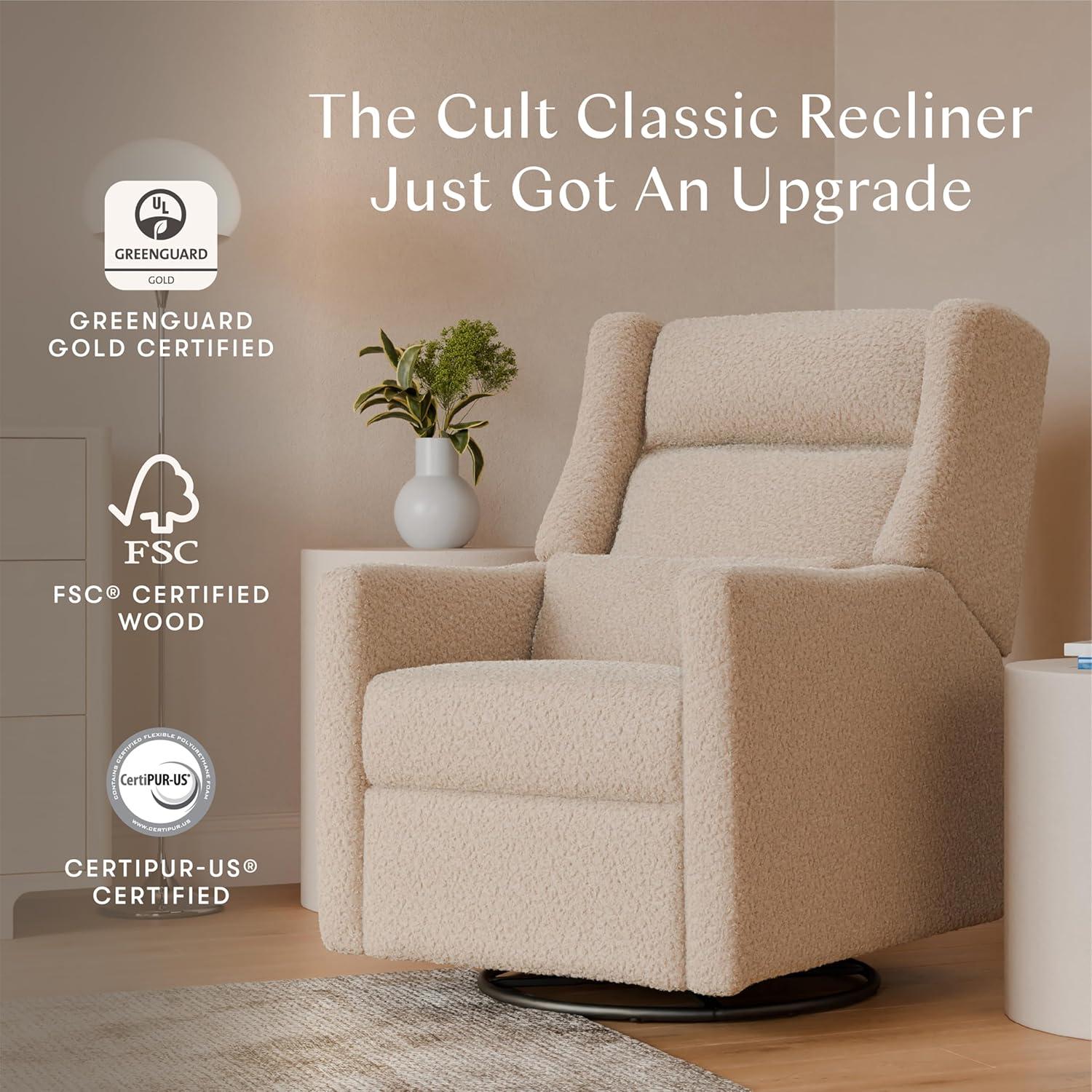 babyletto Kiwi Plus Power Glider Recliner w/ Power Headrest