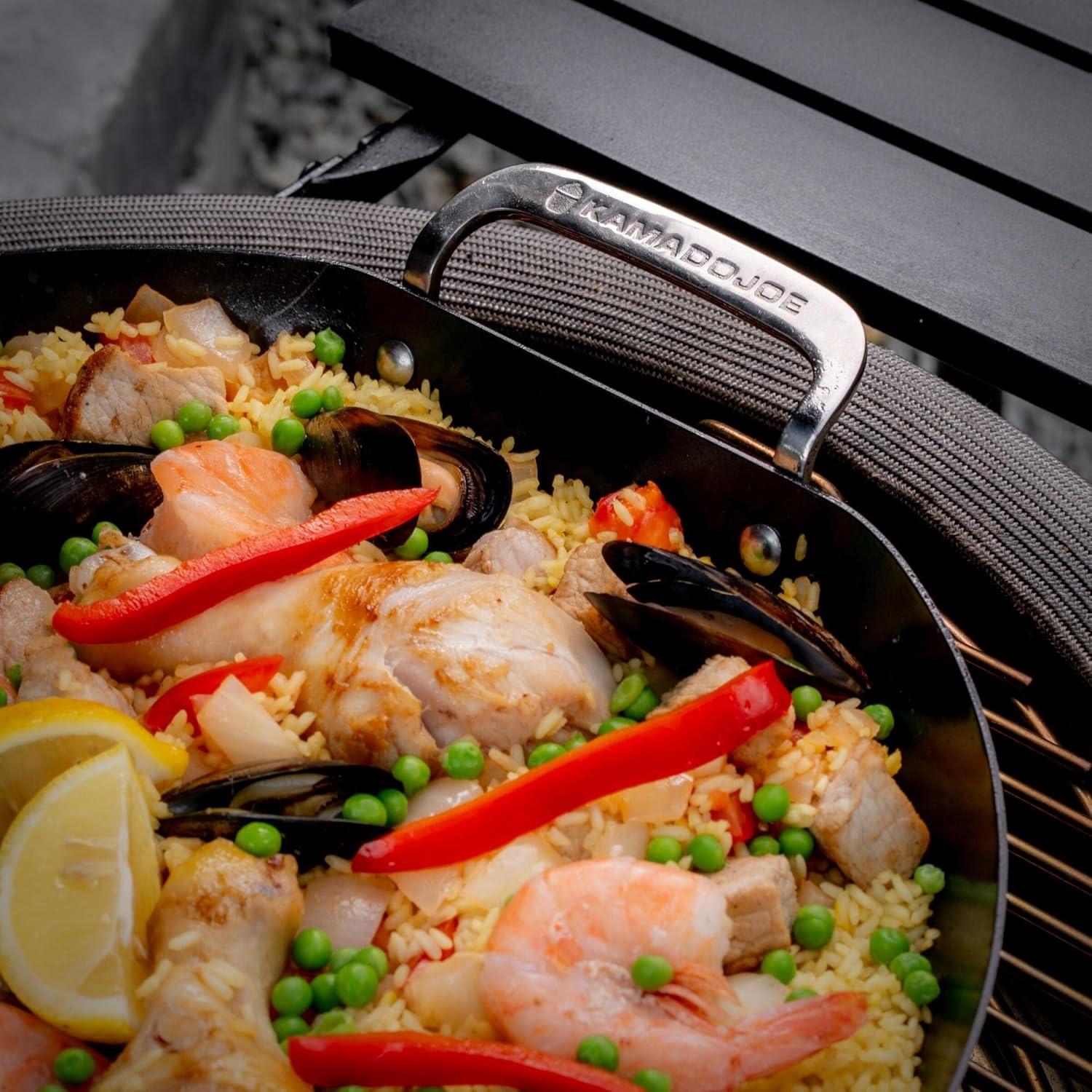 Karbon Steel™ Carbon Steel Paella Pan for Classic Joe™ and Big Joe™ Grills