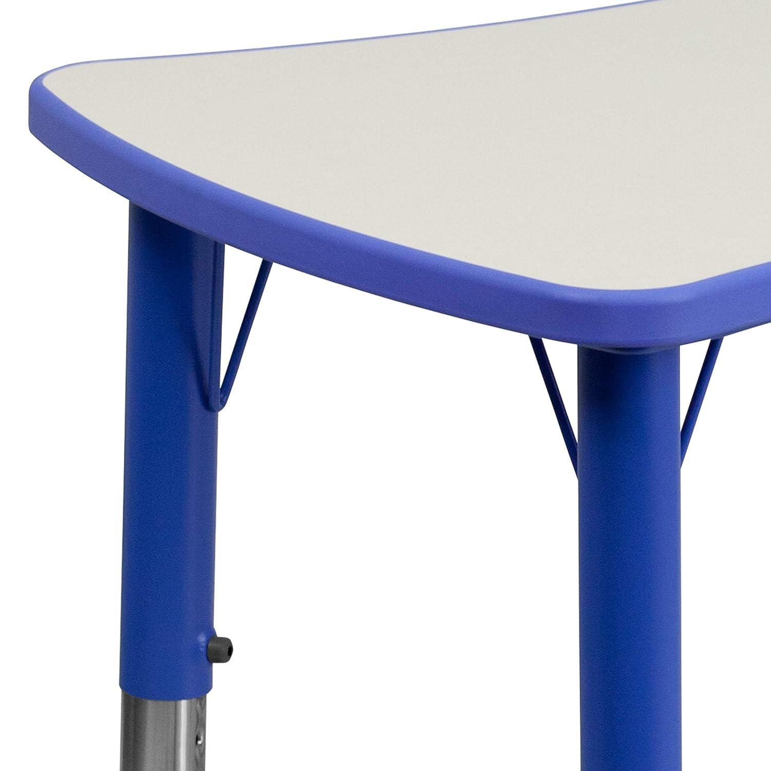 Flash Furniture Goddard Rectangle Plastic Adjustable Height Kids Activity Table & Reviews | Wayfair