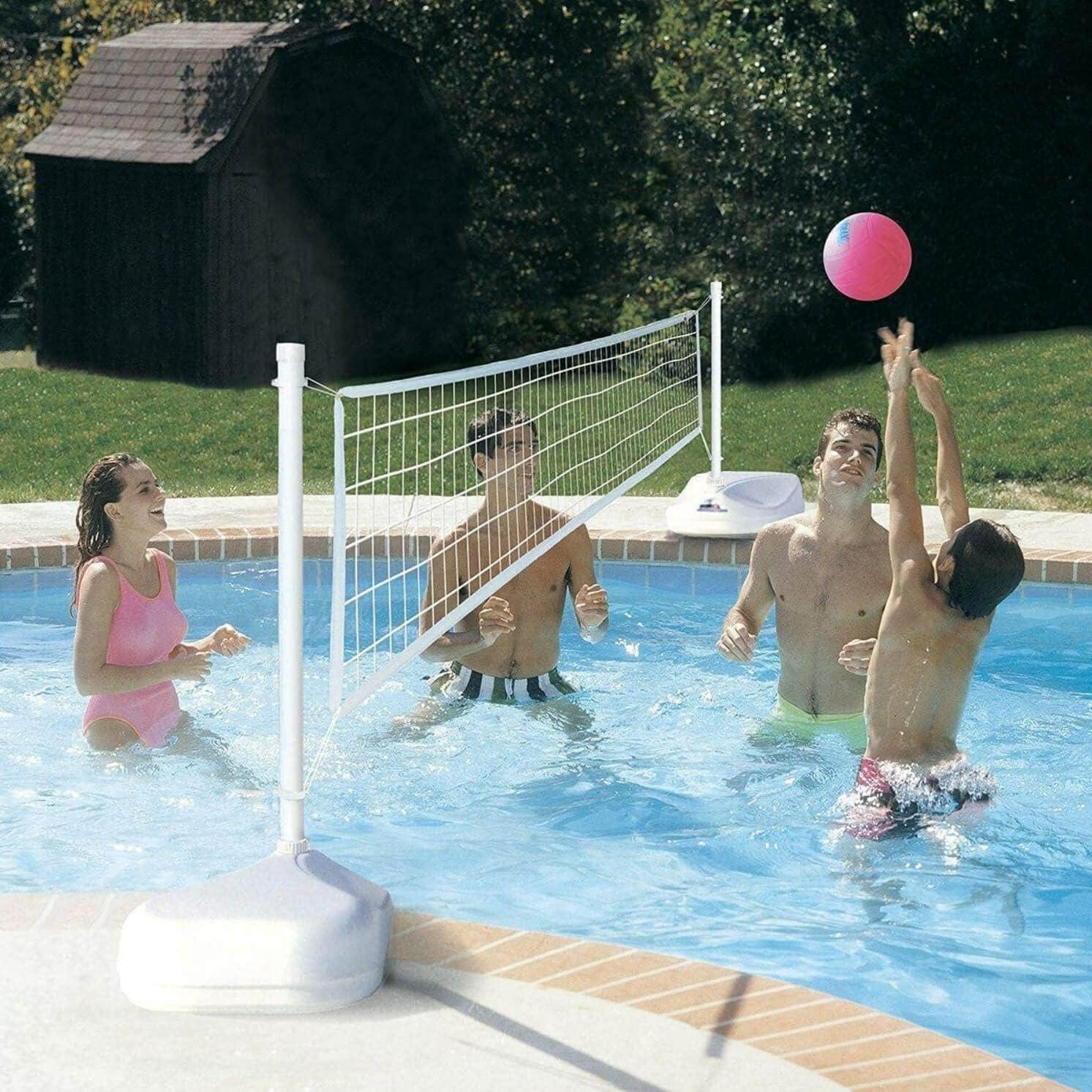 Dunn-Rite AquaVolly Pool Volleyball Set (Net & Ball)