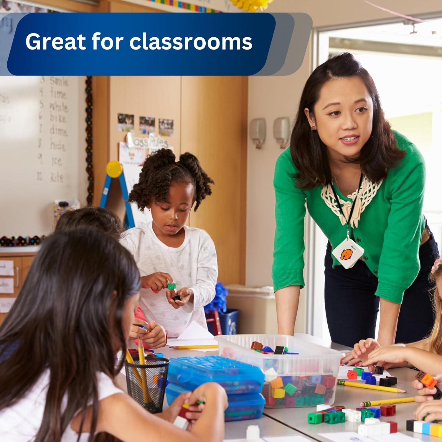 Behaviour Keyring – Visual Communication and Behaviour Management Tool Compatible with PECS Symbols and Boardmaker PCS Software (for ADHD, ASD, Autism, Kids, Children, Toddlers)