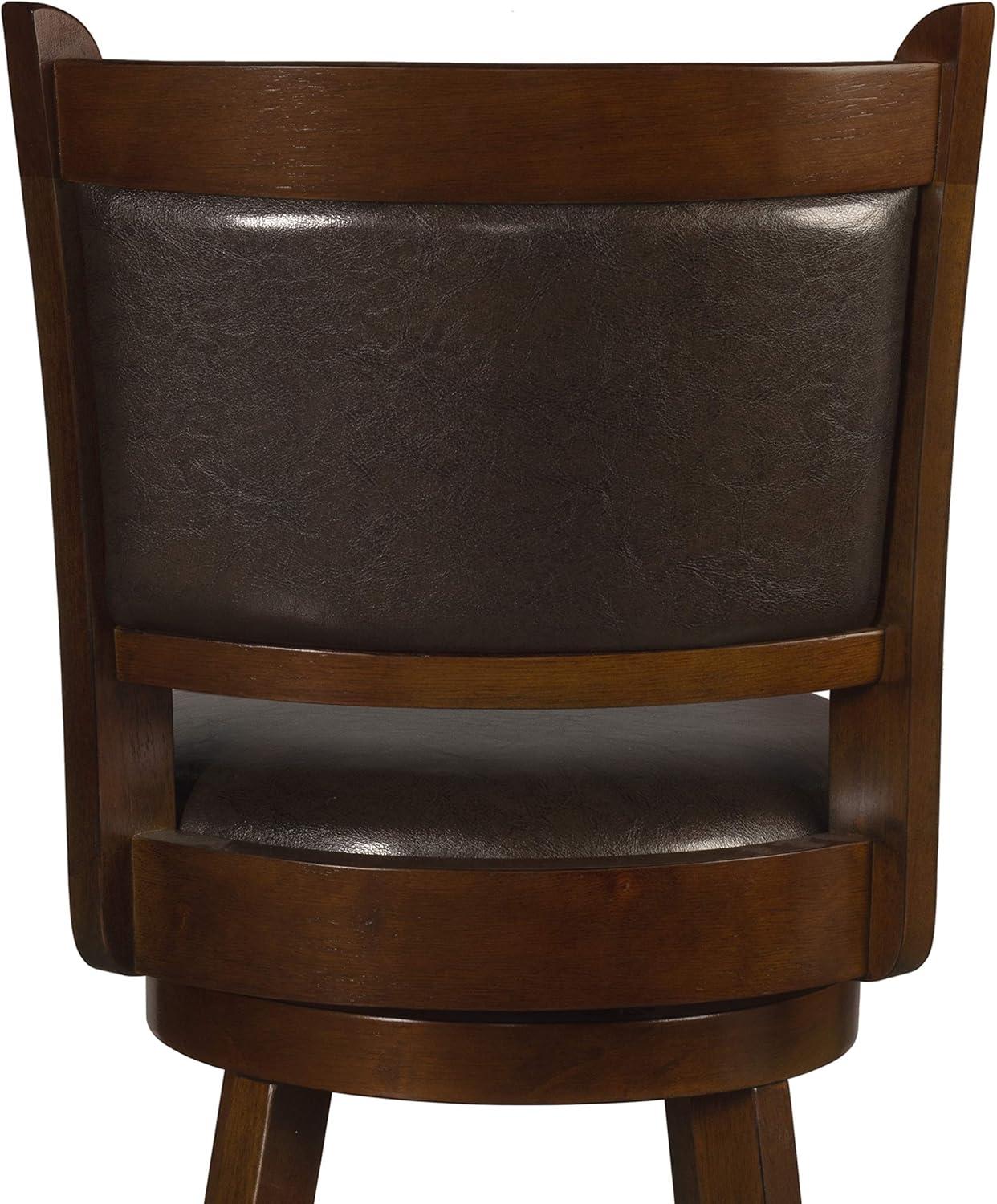 Hillsdale Dennery Swivel Counter Stool, Cherry