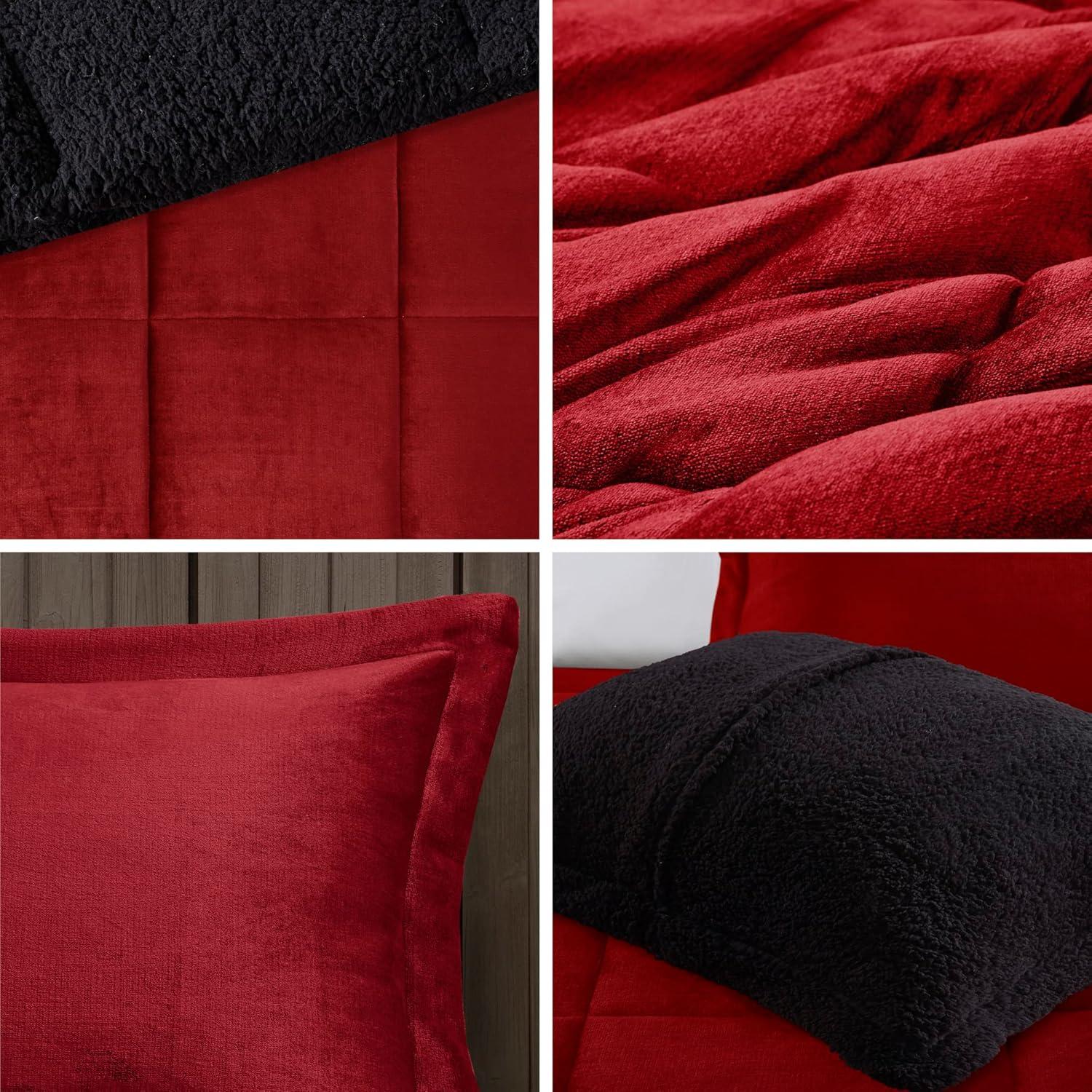 Woolrich Alton Plush to Faux Shearling Down Alternative Comforter Set