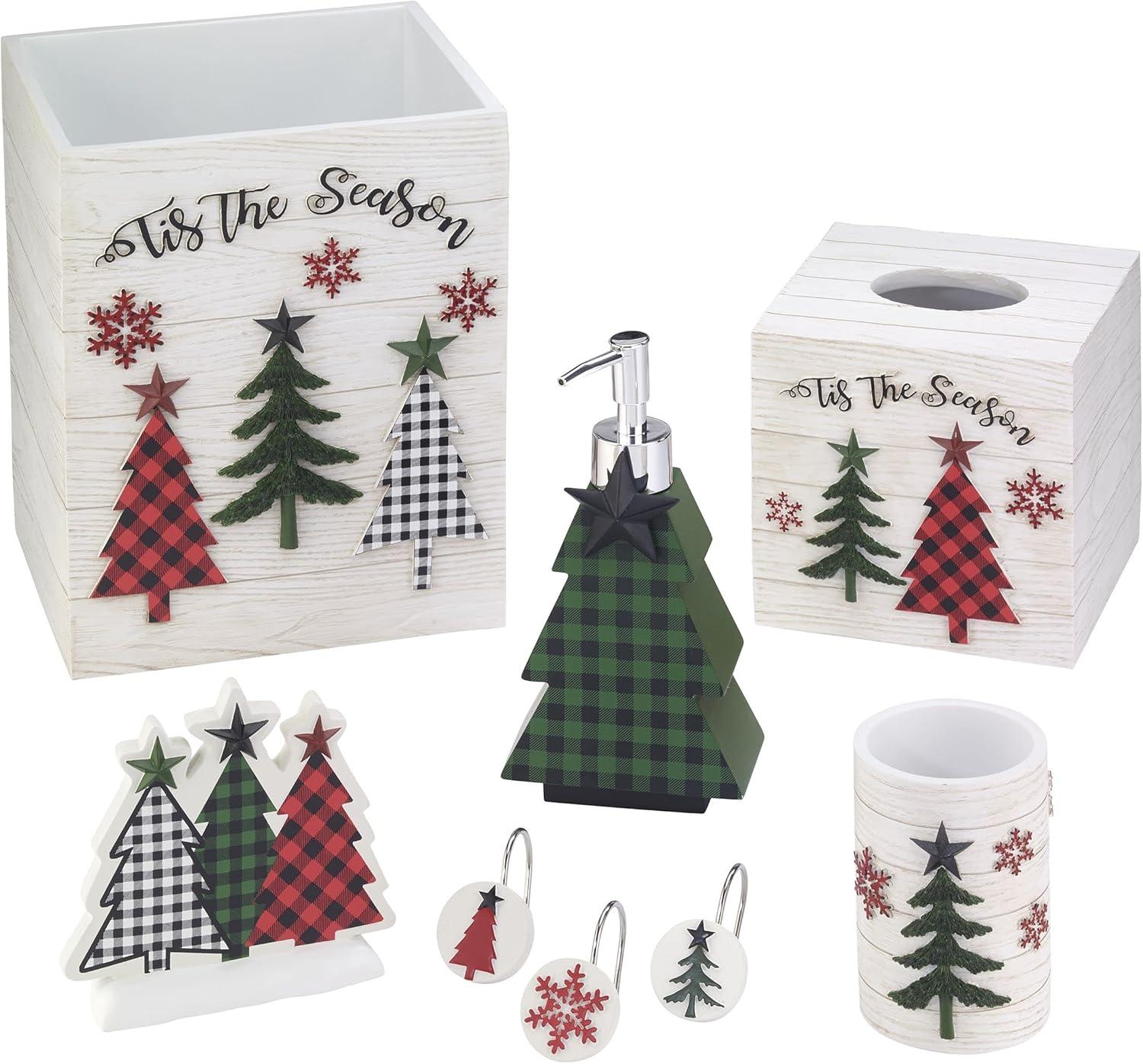 Avanti Linens Tis the Season 4-Pack Fingertip Towel Set