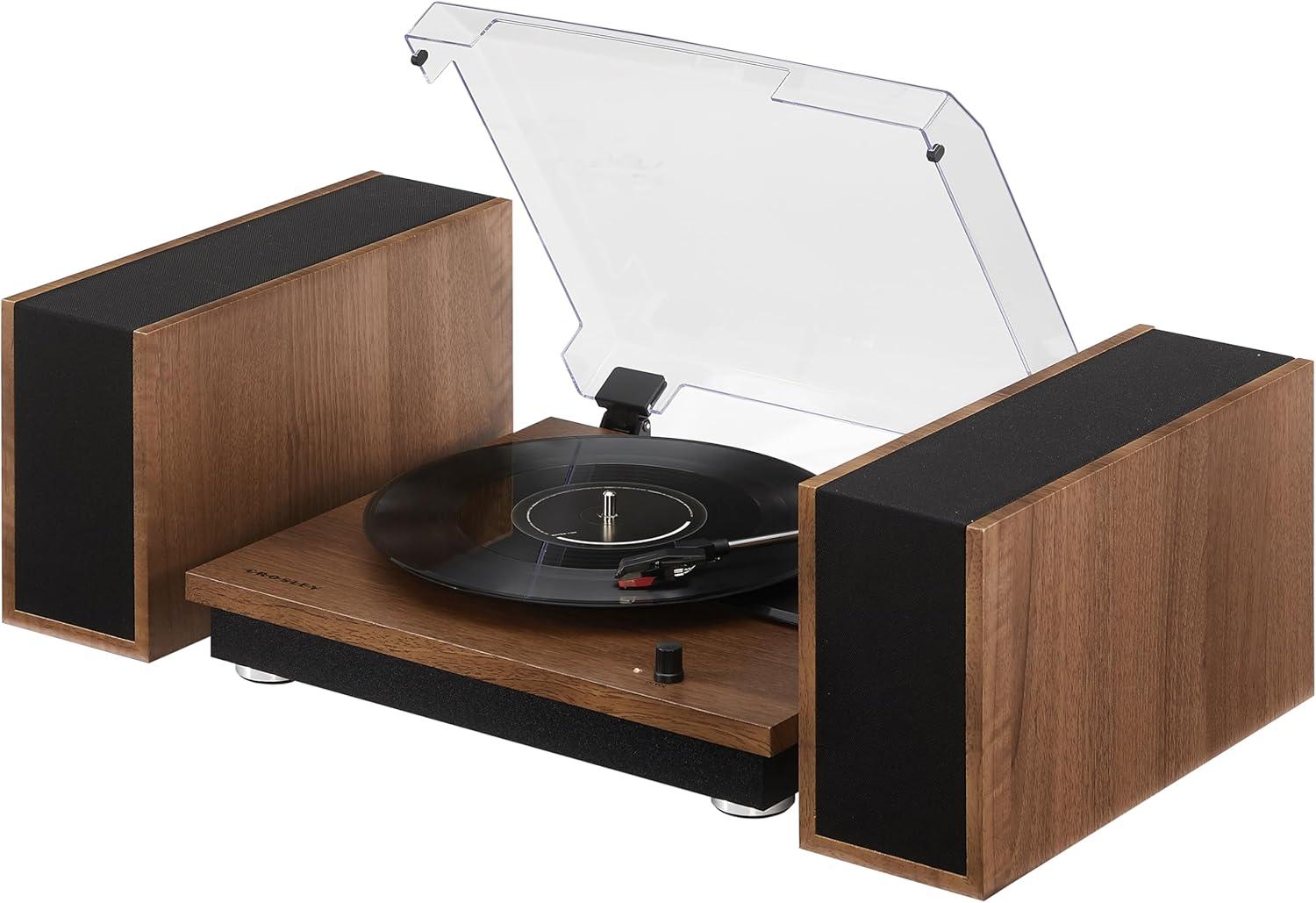Crosley Riff Bluetooth Vinyl Record Player with Speakers, 3-Speed Turntable, 6 Modular Layouts
