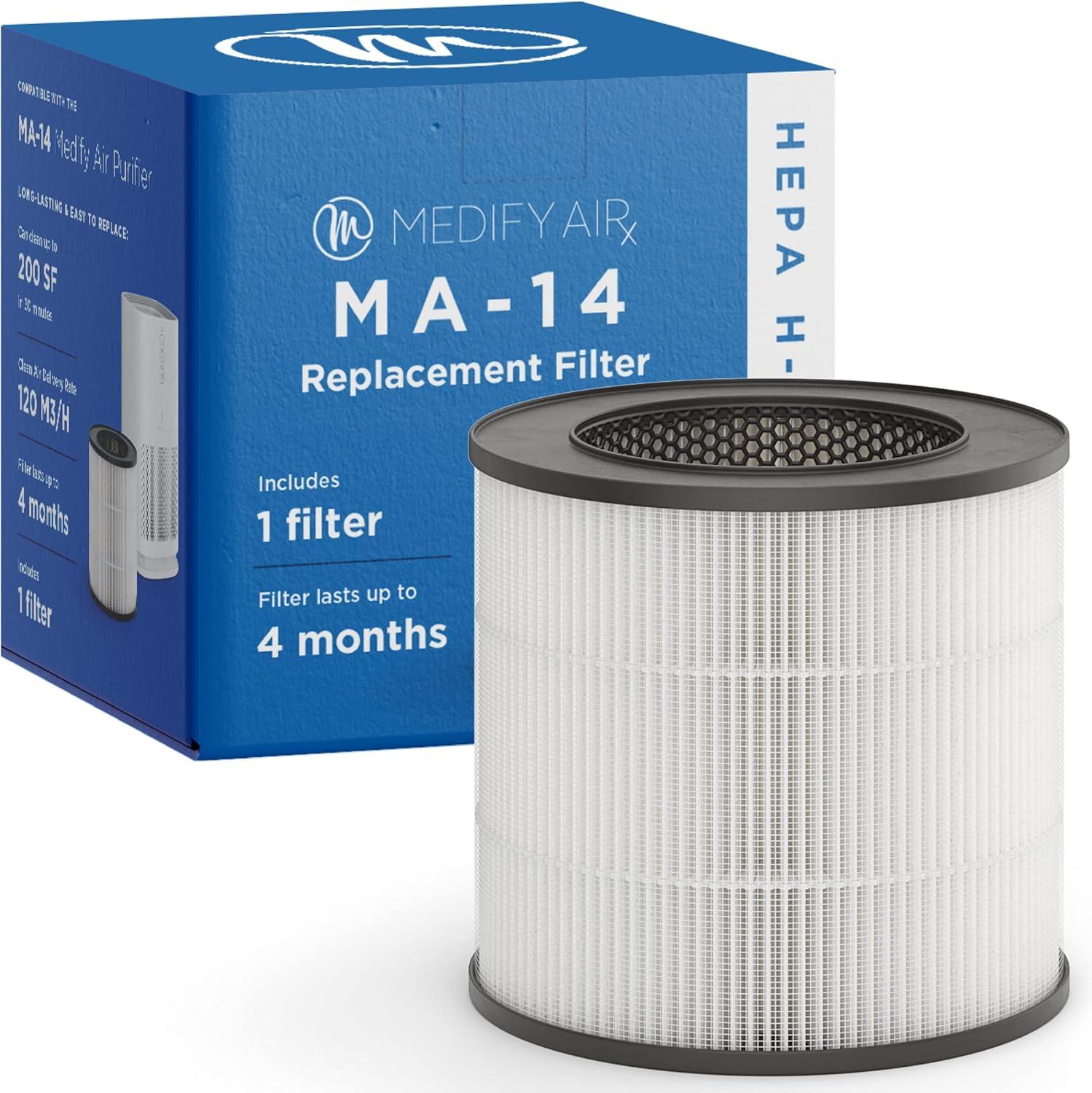 Medify Air MA-14 HEPA Replacement Filter with Activated Carbon