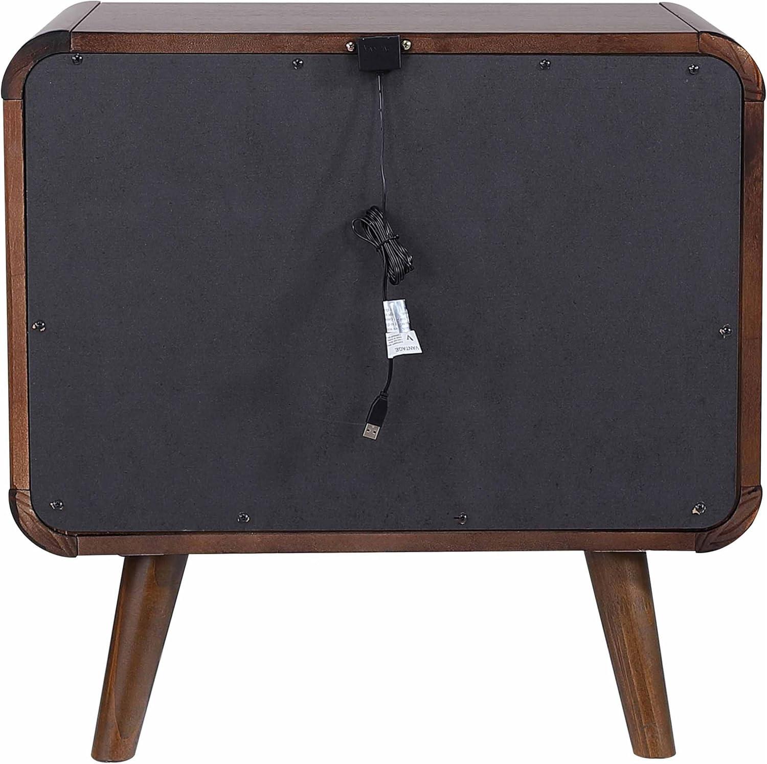 Coaster 205132-CO Nightstand, Dark Walnut
