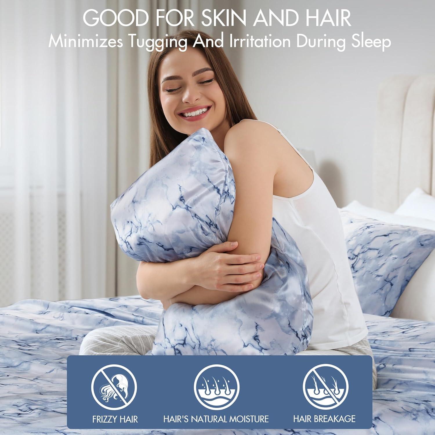 Madison Park Essentials Printed Satin Luxury Sheet Set