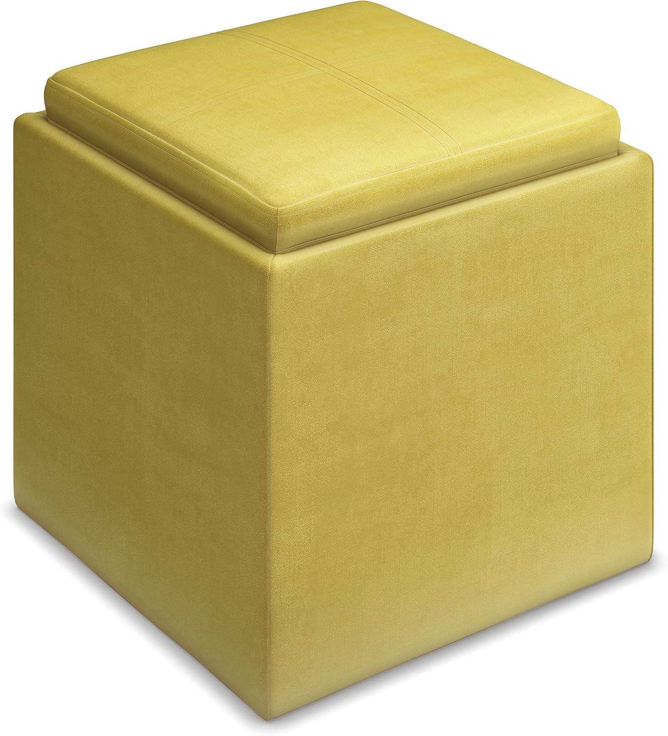 Rockwood Velvet Ottoman