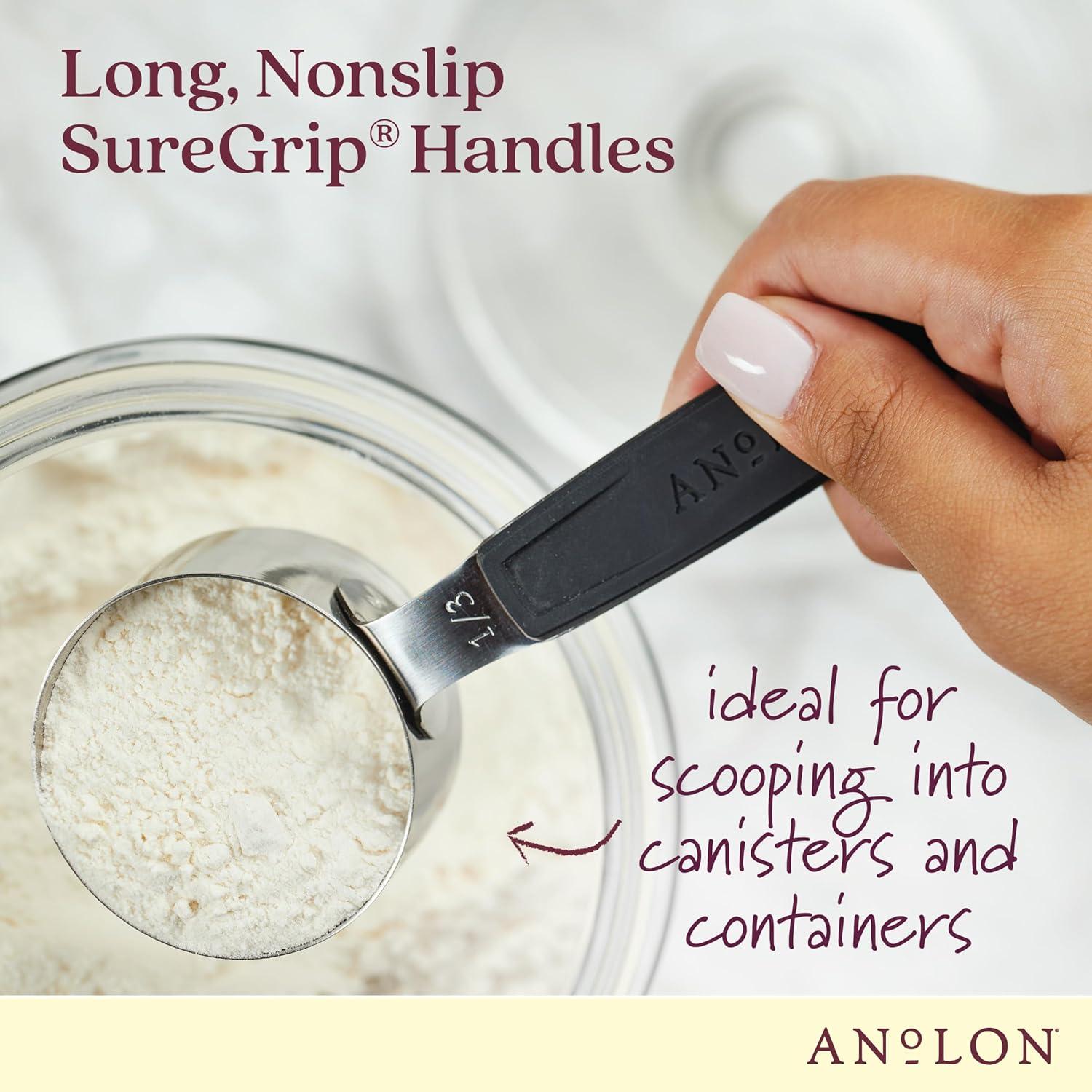 Anolon Anolon Suregrip Magnetic Measuring Cup Set, 4 Piece