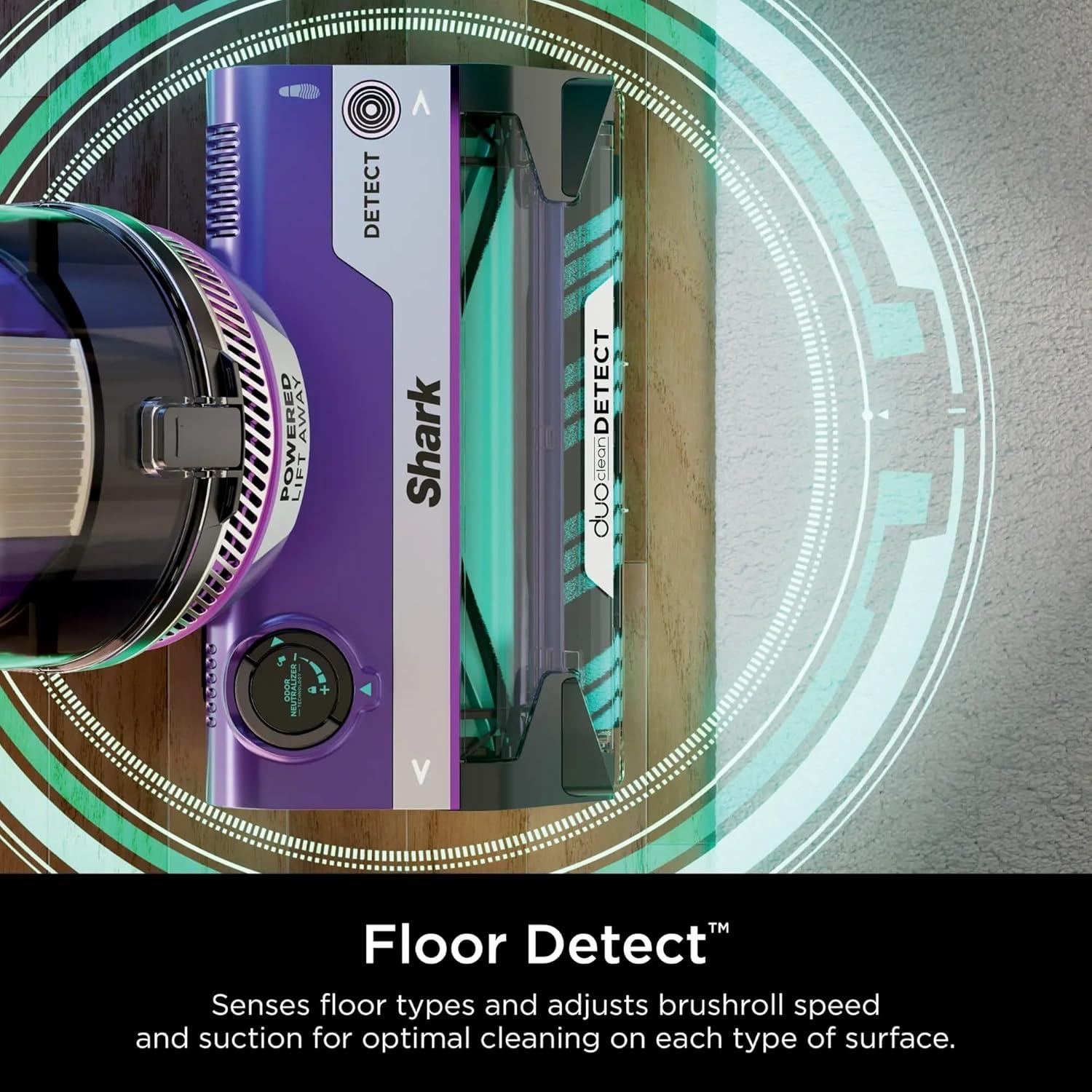 Shark ® POWERDETECT Upright Vacuum with DuoClean Detect Technology