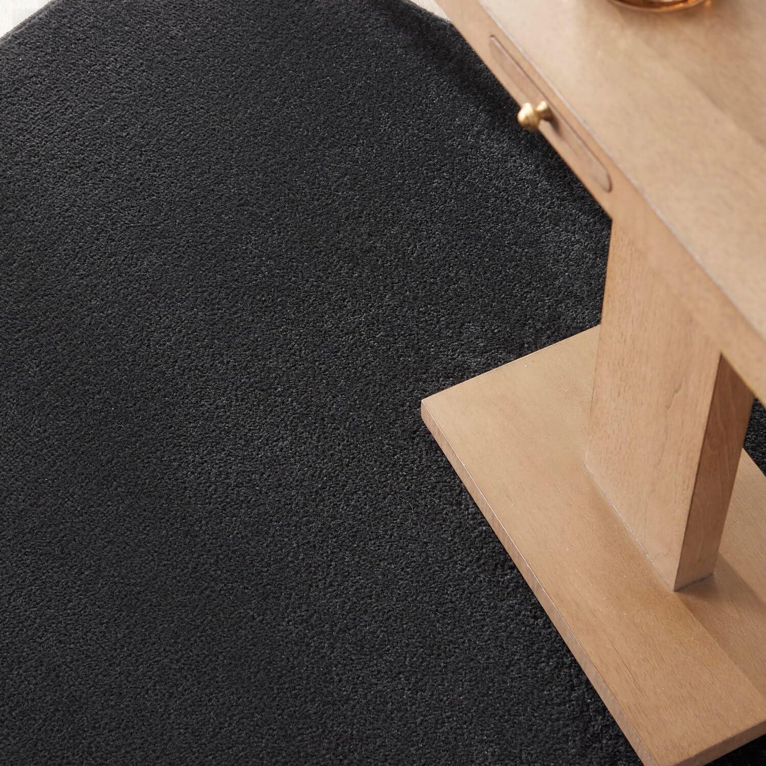 Nourison Essentials Easy Care Indoor Outdoor Area Rug - Black 4' x 6'
