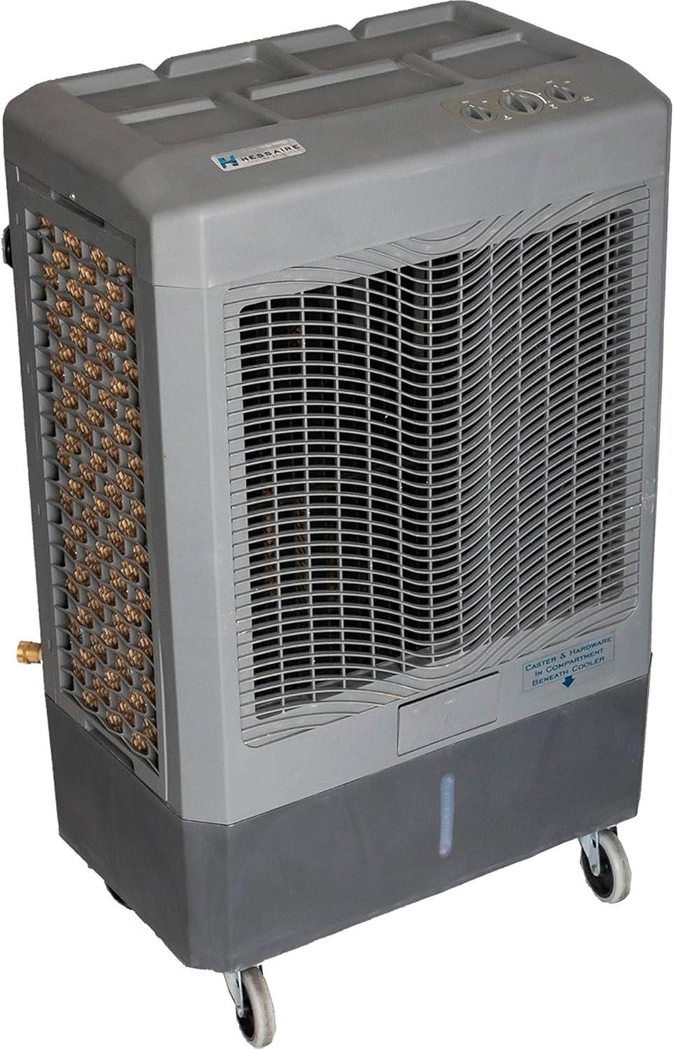 Hessaire MC61M Indoor/Outdoor Portable 1,600 Sq Ft Evaporative Swamp Air Cooler