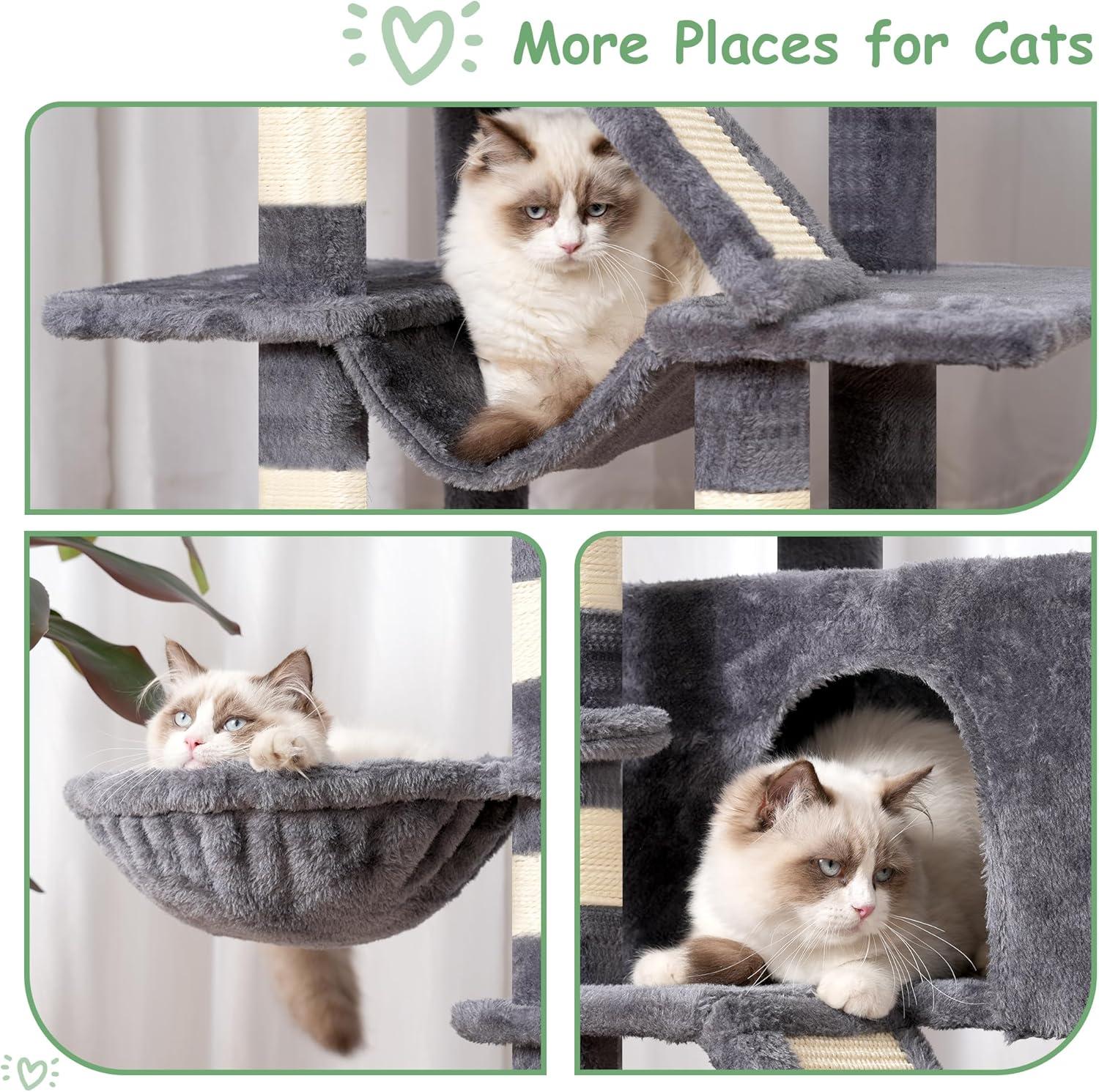 Archie & Oscar™ Indoor Cat Tower with Sisal Scratching Post