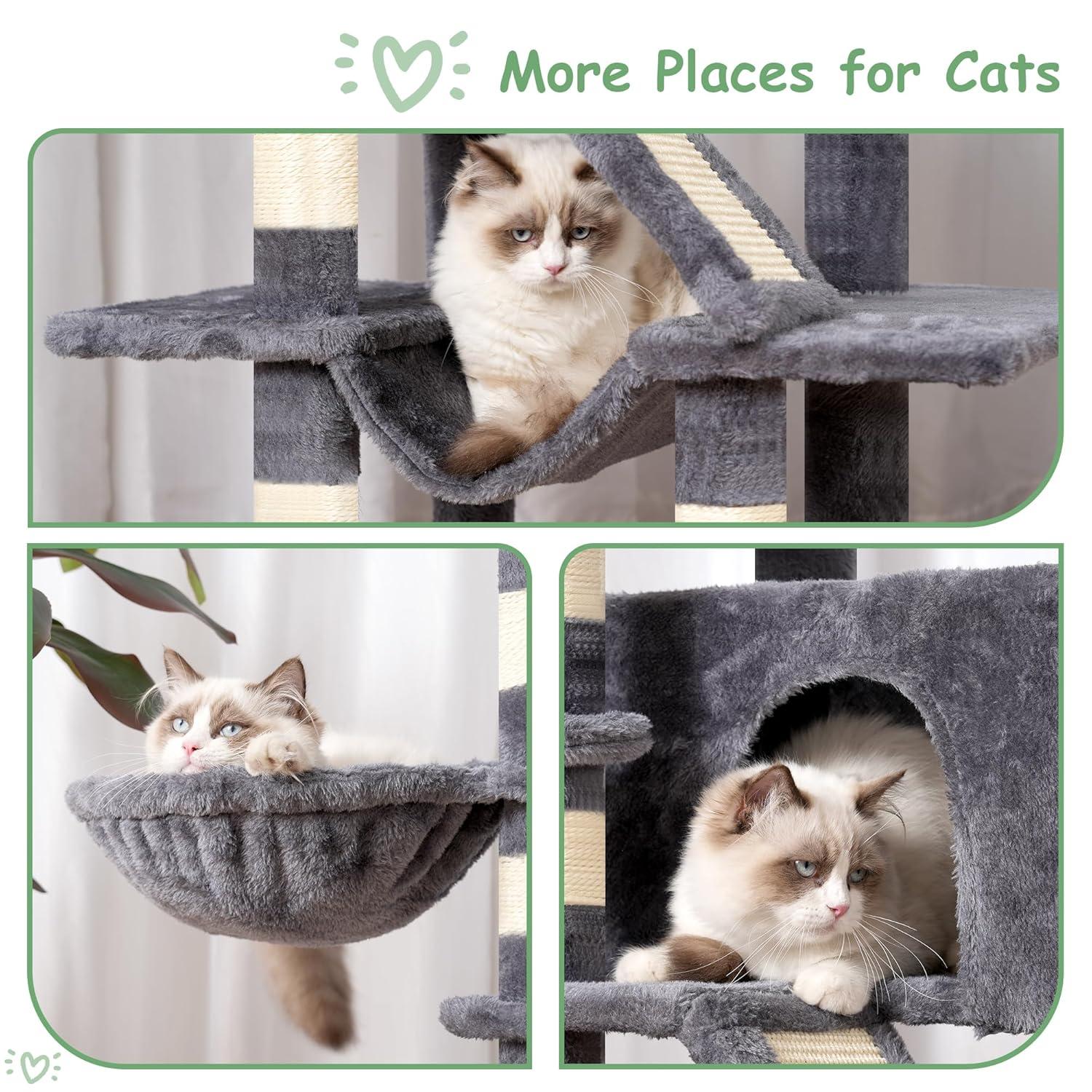 Archie & Oscar™ Indoor Cat Tower with Sisal Scratching Post