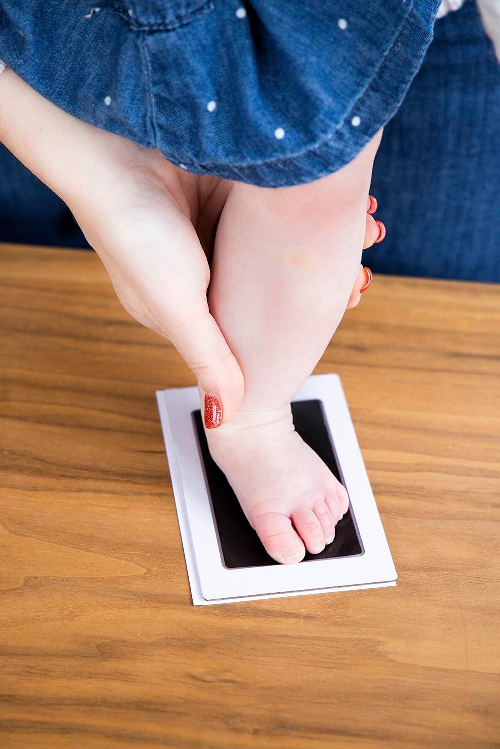 Black Clean-Touch Baby Handprint and Footprint Kit