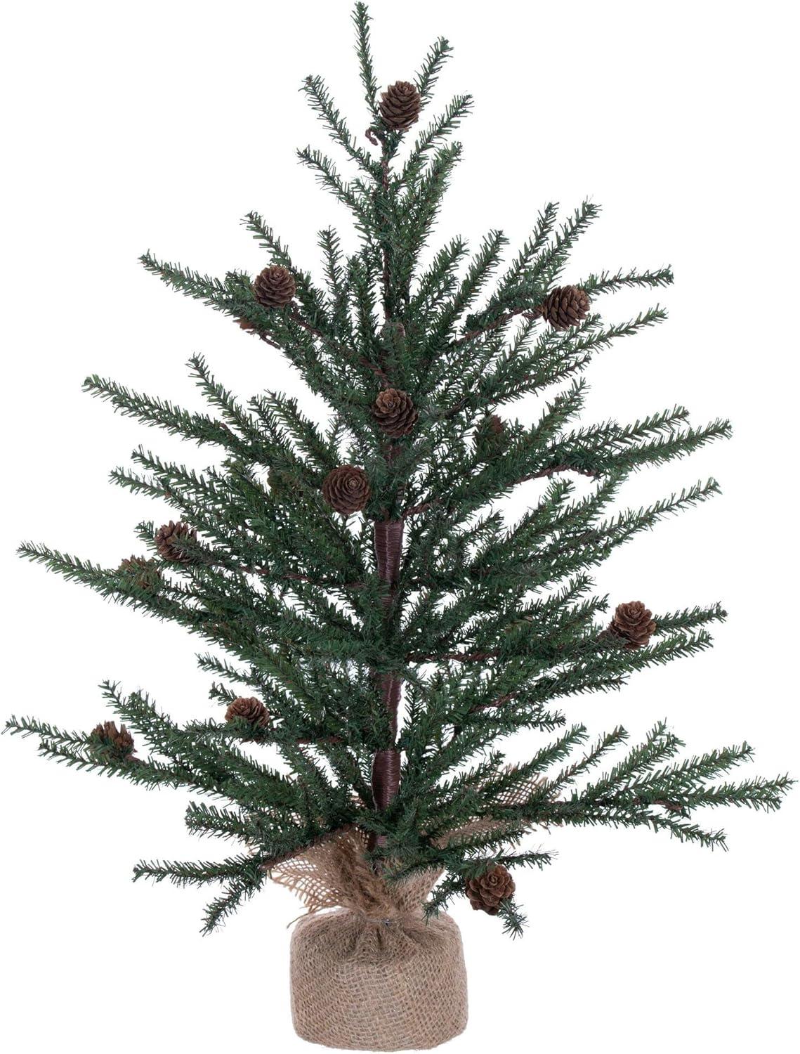 Vickerman 18" Carmel Pine Artificial Christmas Tree, Unlit