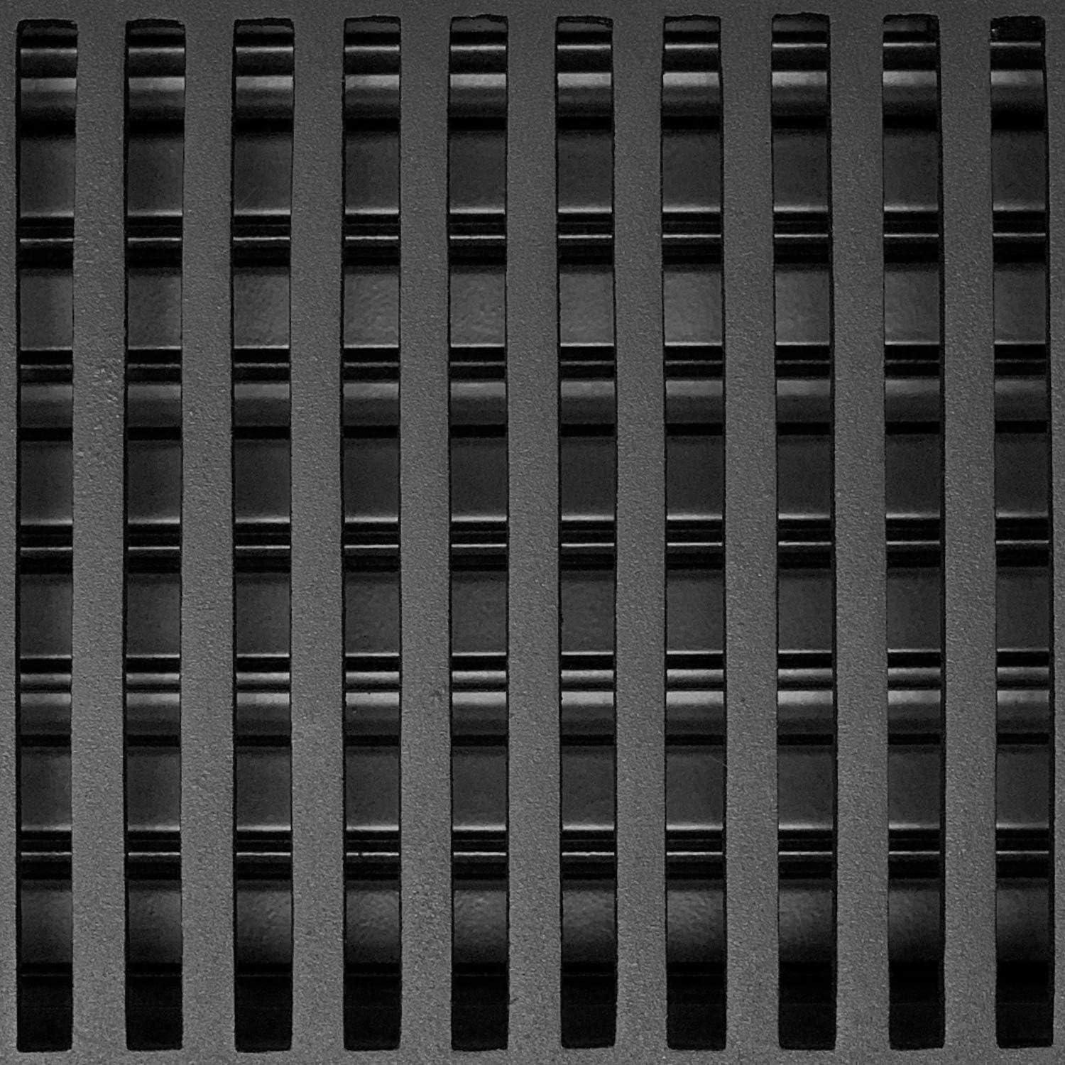 Cast Aluminum Contemporary Vent Covers - Black