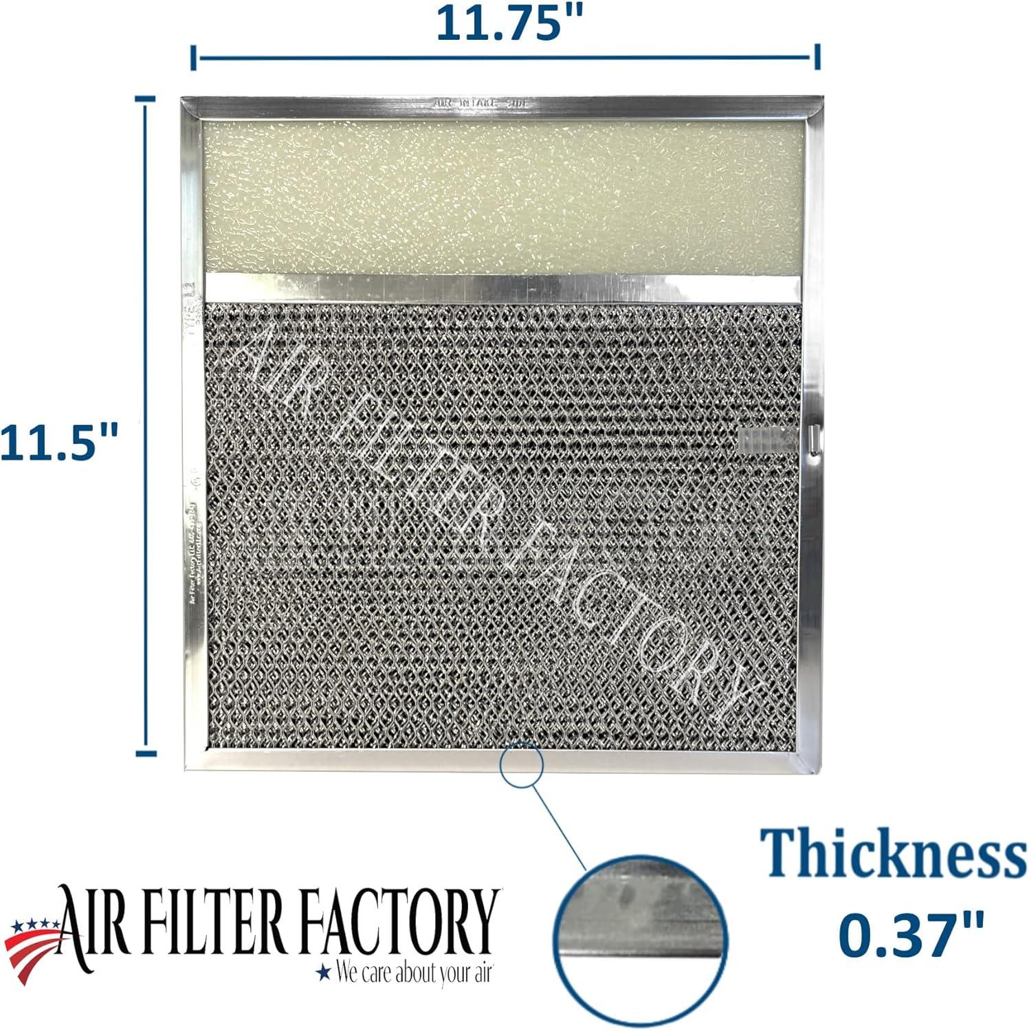 Air Filter Factory Replacement for 883149 Whirlpool Range Hood Combo Lens Filter