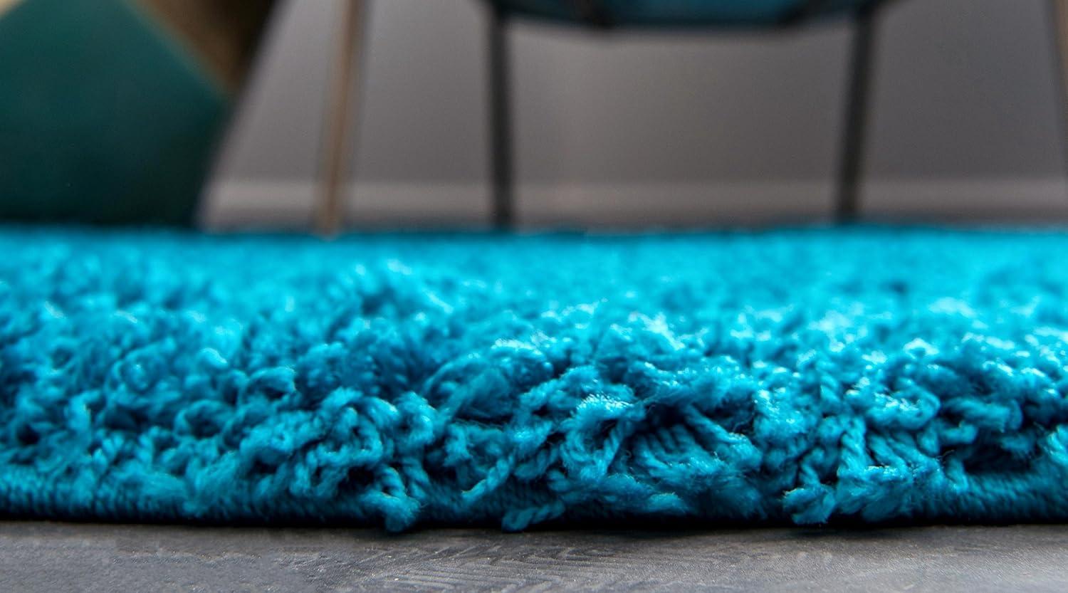 Unique Loom Solid Shag Solid Indoor Woven Area Rug