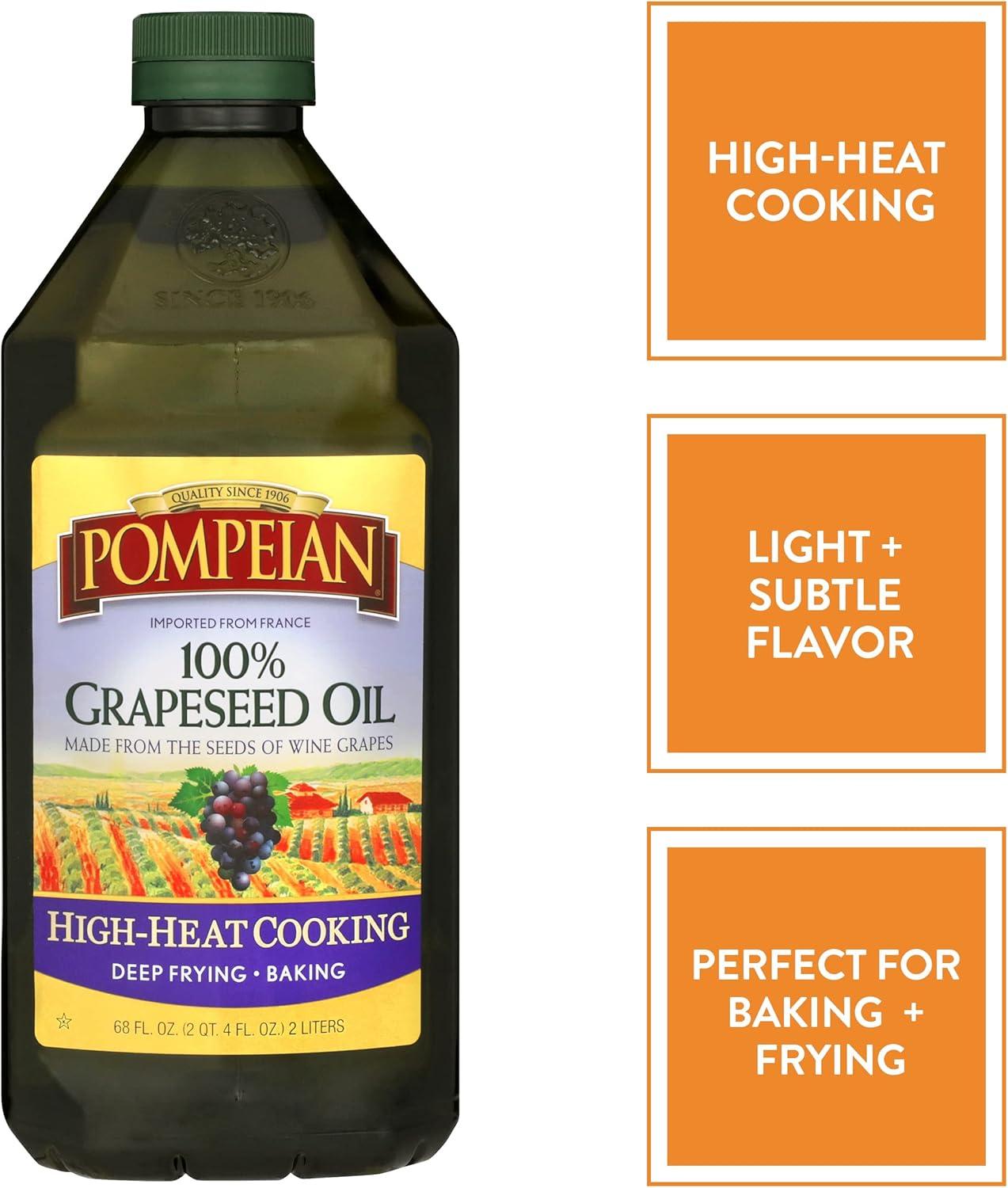 Pompeian Grapeseed Oil - 68 fl oz