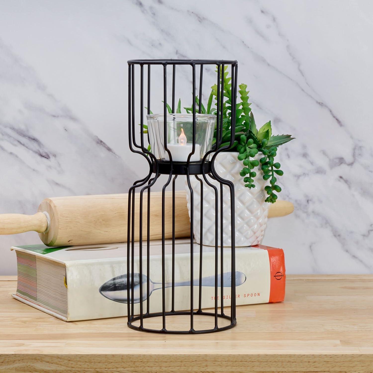 Elements Metal Tabletop Votive Holder